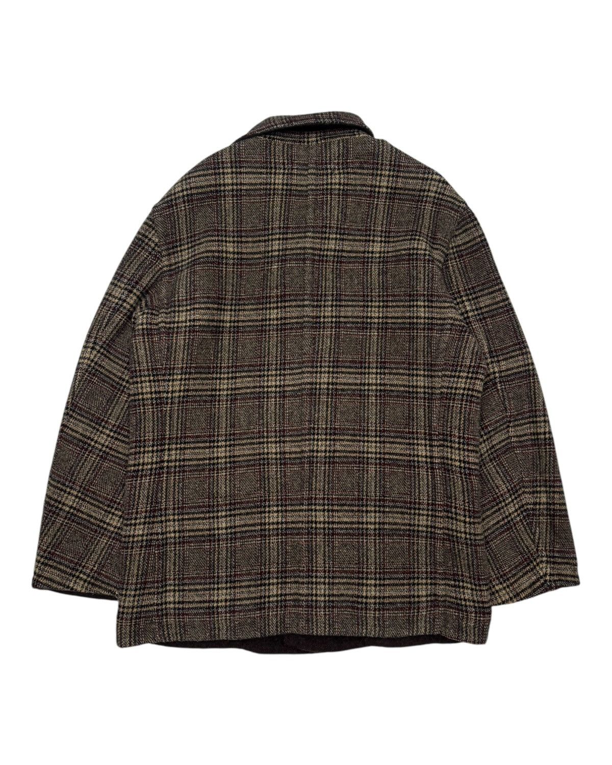 Issey Miyake Henry Cottons 80s Herringbone French Hunting Jacket Size US M / EU 48-50 / 2 - 5 Thumbnail
