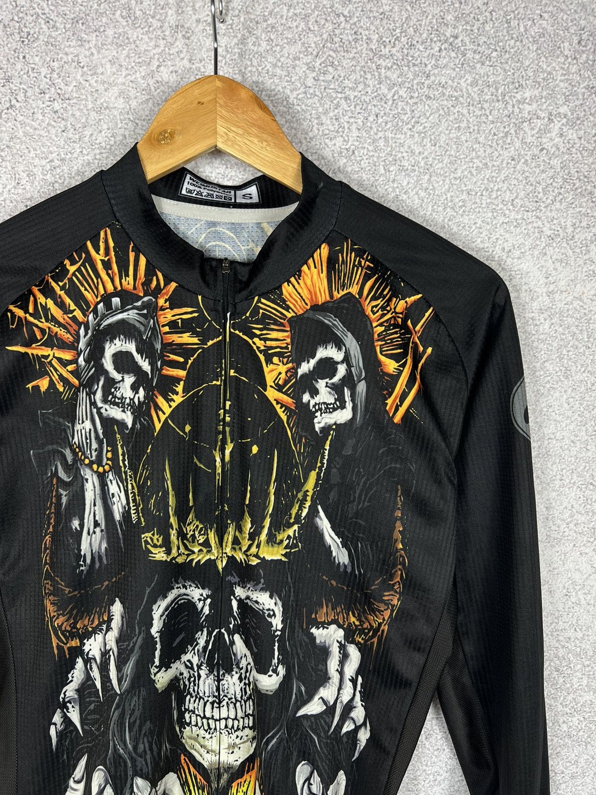 Other Vintage Welmostar Skeleton Cycling Jersey Y2K Longsleeve Size US S / EU 44-46 / 1 - 2 Thumbnail