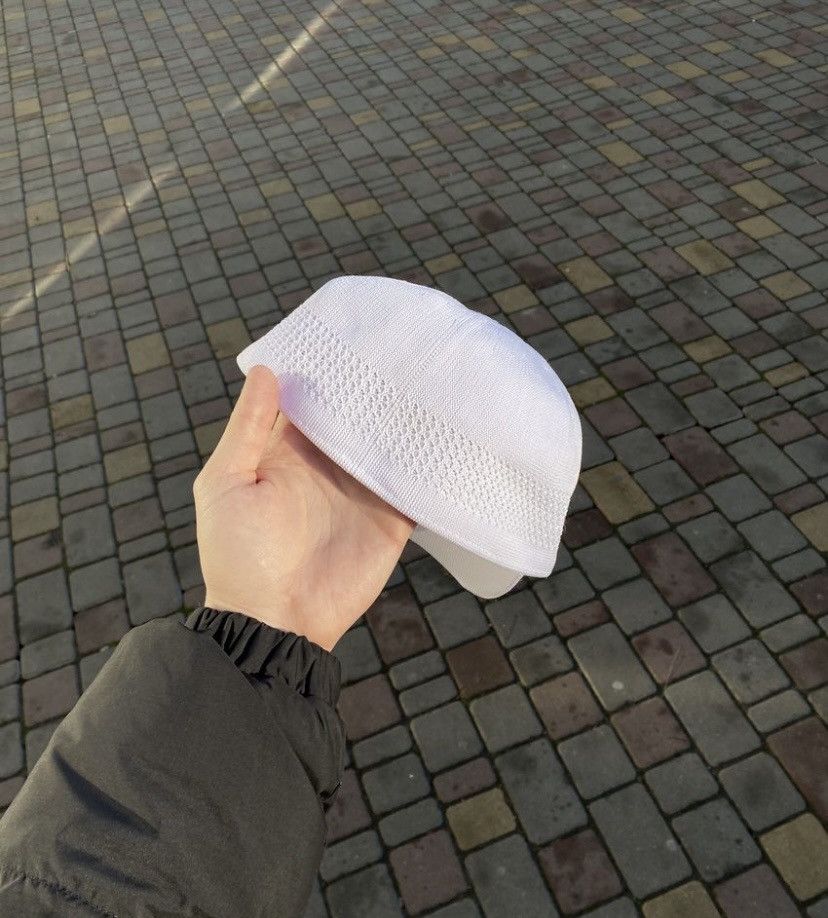 Kangol Kangol Vintage White Summer Tropic Ventair Baseball Spacecap Size ONE SIZE - 8 Thumbnail