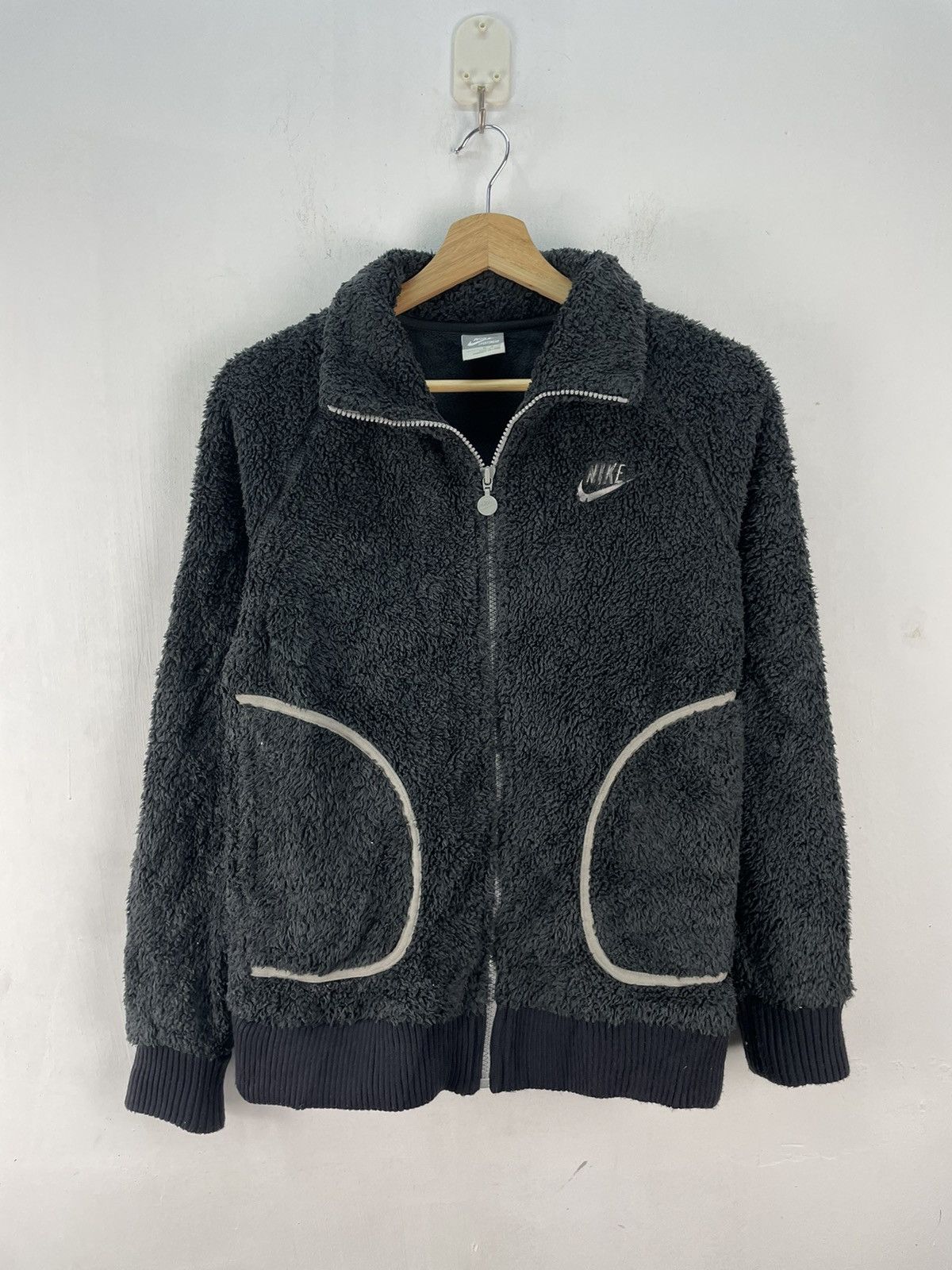 Nike Fleece Jacket Sherpa Y2K