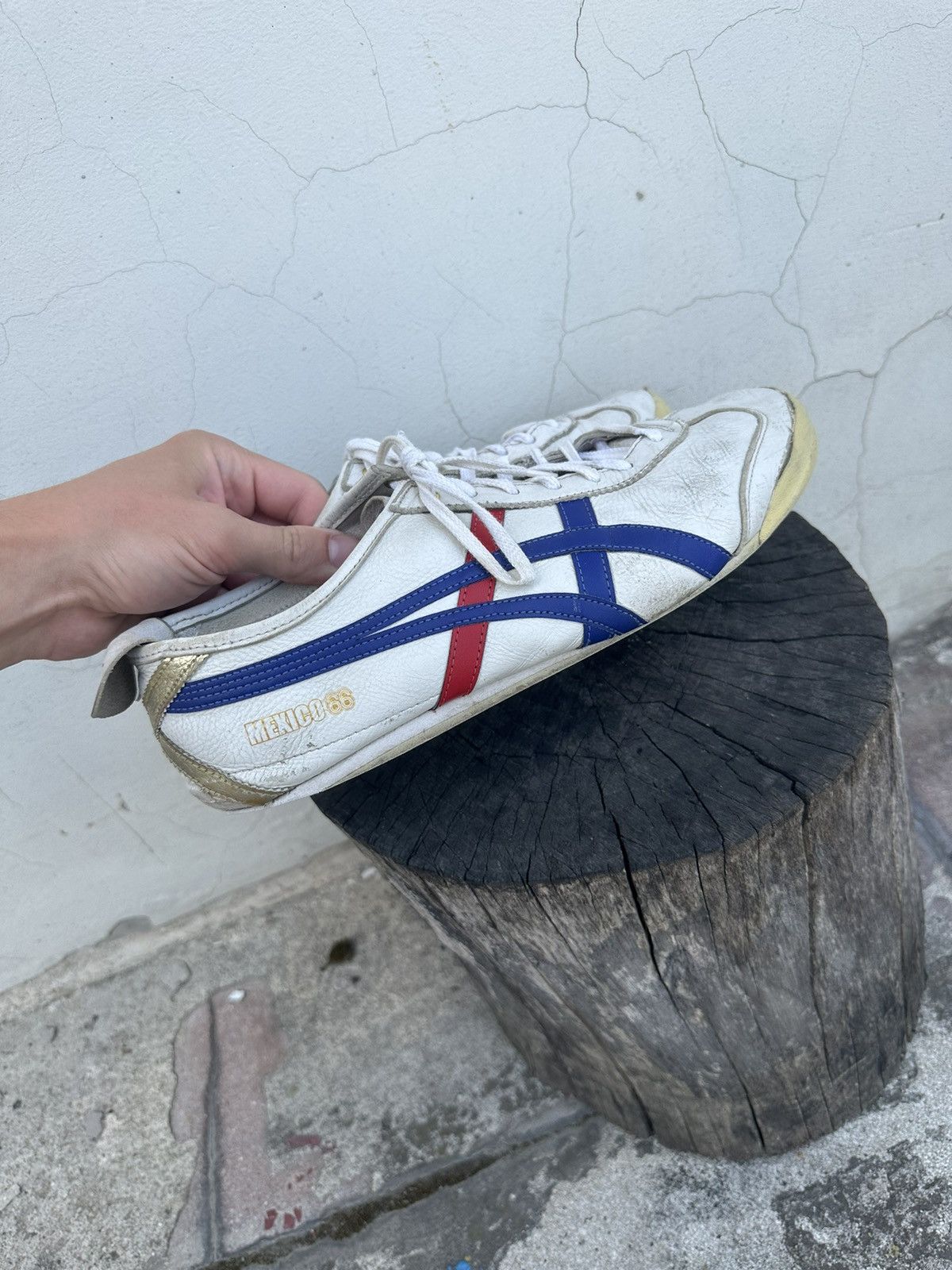 Asics Vintage ASICS Tiger Onitsuka Mexico 66 Leather Sneakers Size US 11.5 / EU 44-45 - 4 Thumbnail