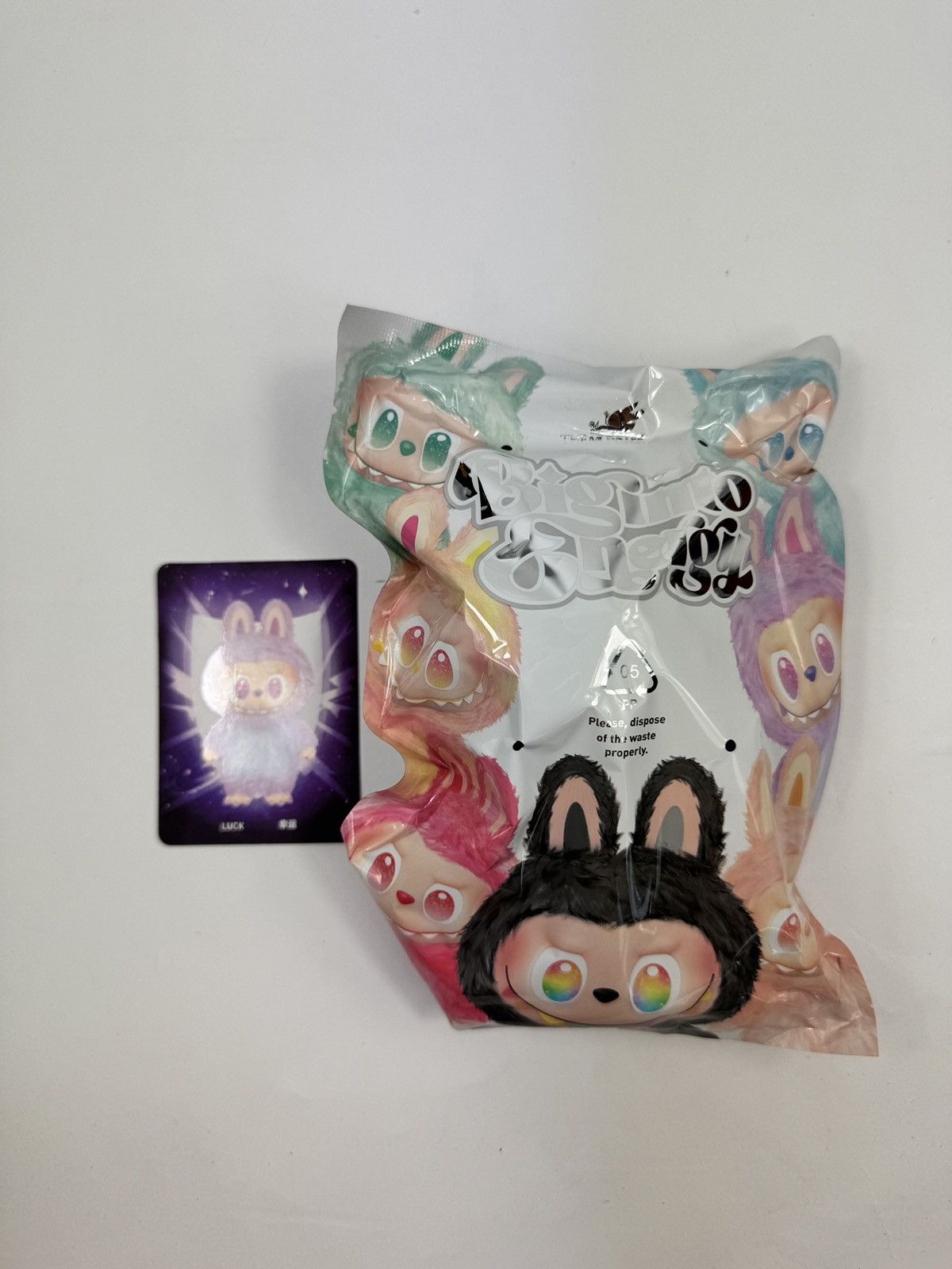 POP MART LUCK PURPLE LABUBU THE MONSTERS BIG INTO ENERGY *SEALED* Size ONE SIZE - 9 Thumbnail