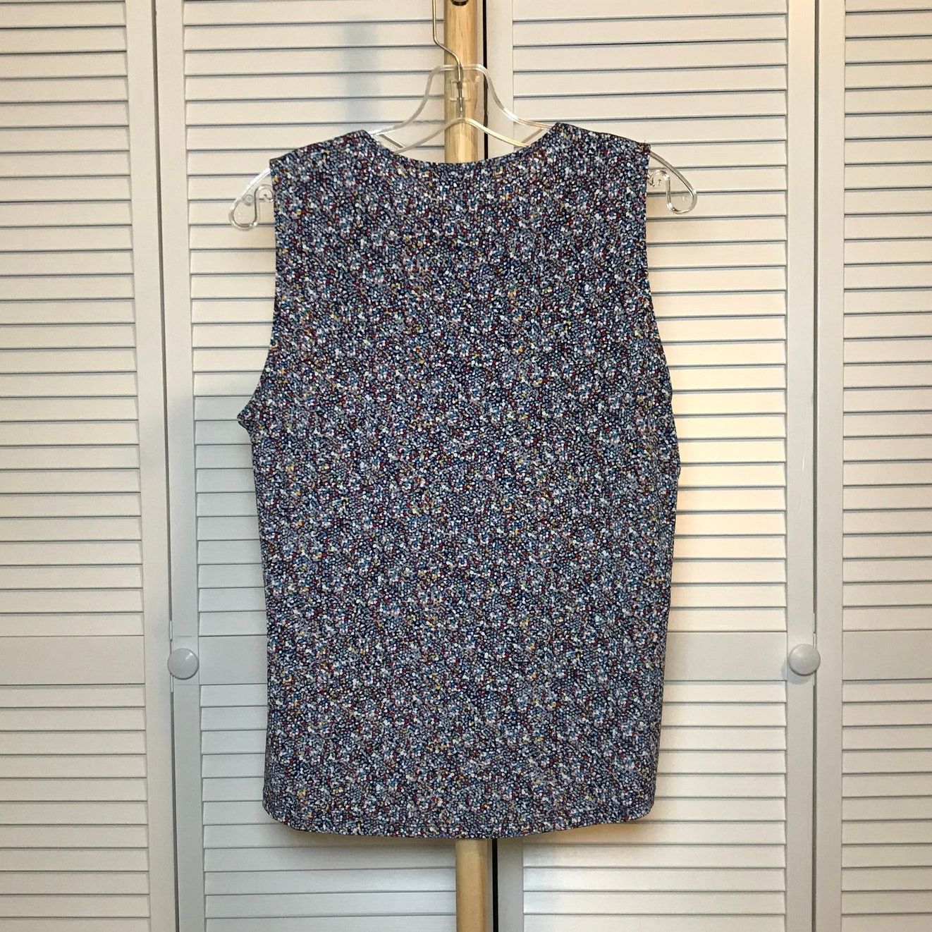 Other Liz Claiborne Geometric High Neck Sleeveless Blouse L Size L / US 10 / IT 46 - 2 Thumbnail
