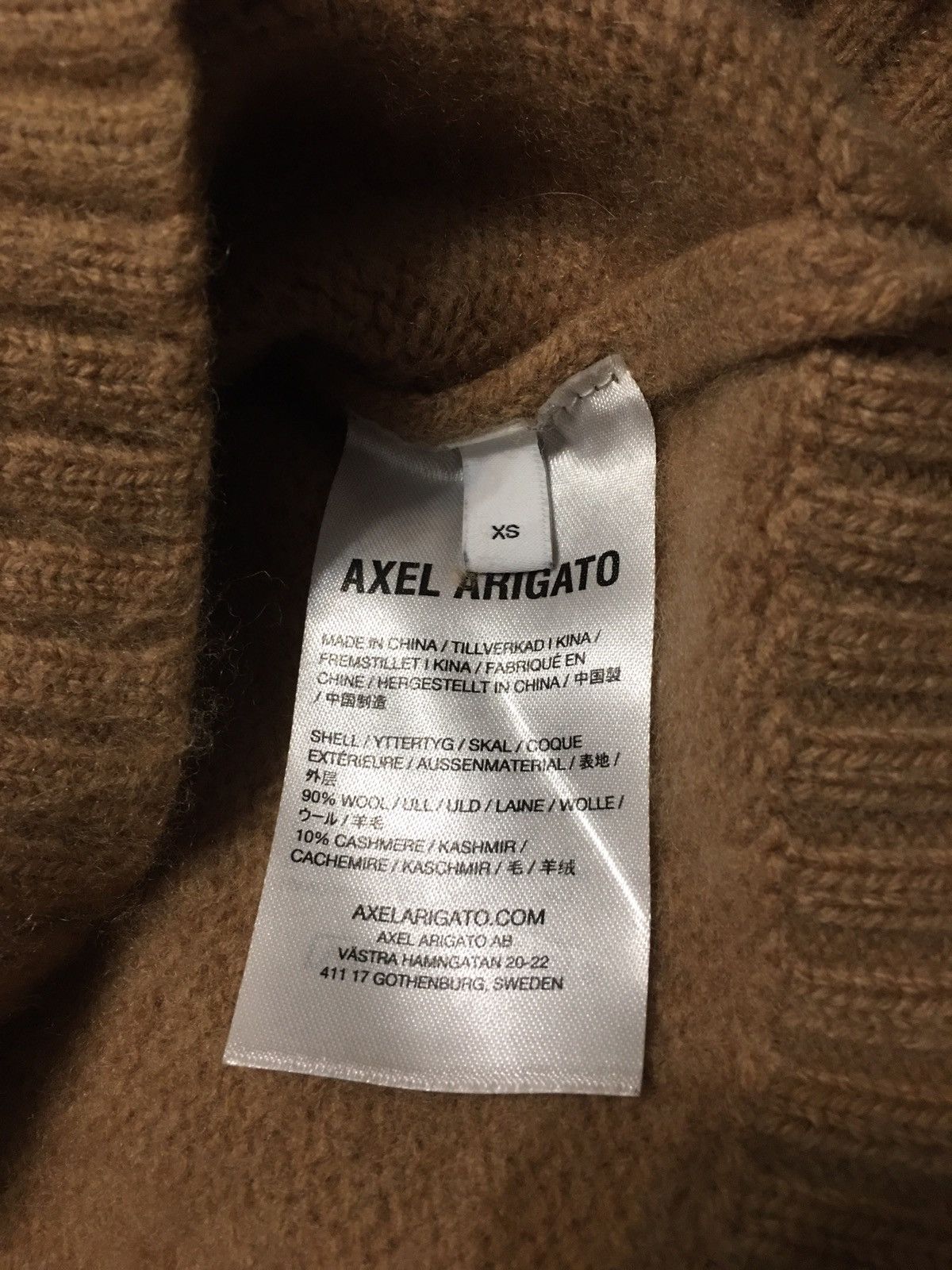 Axel Arigato Alex Arigato Wool Cashmere Sweater Size XS Size XS / US 0-2 / IT 36-38 - 9 Thumbnail