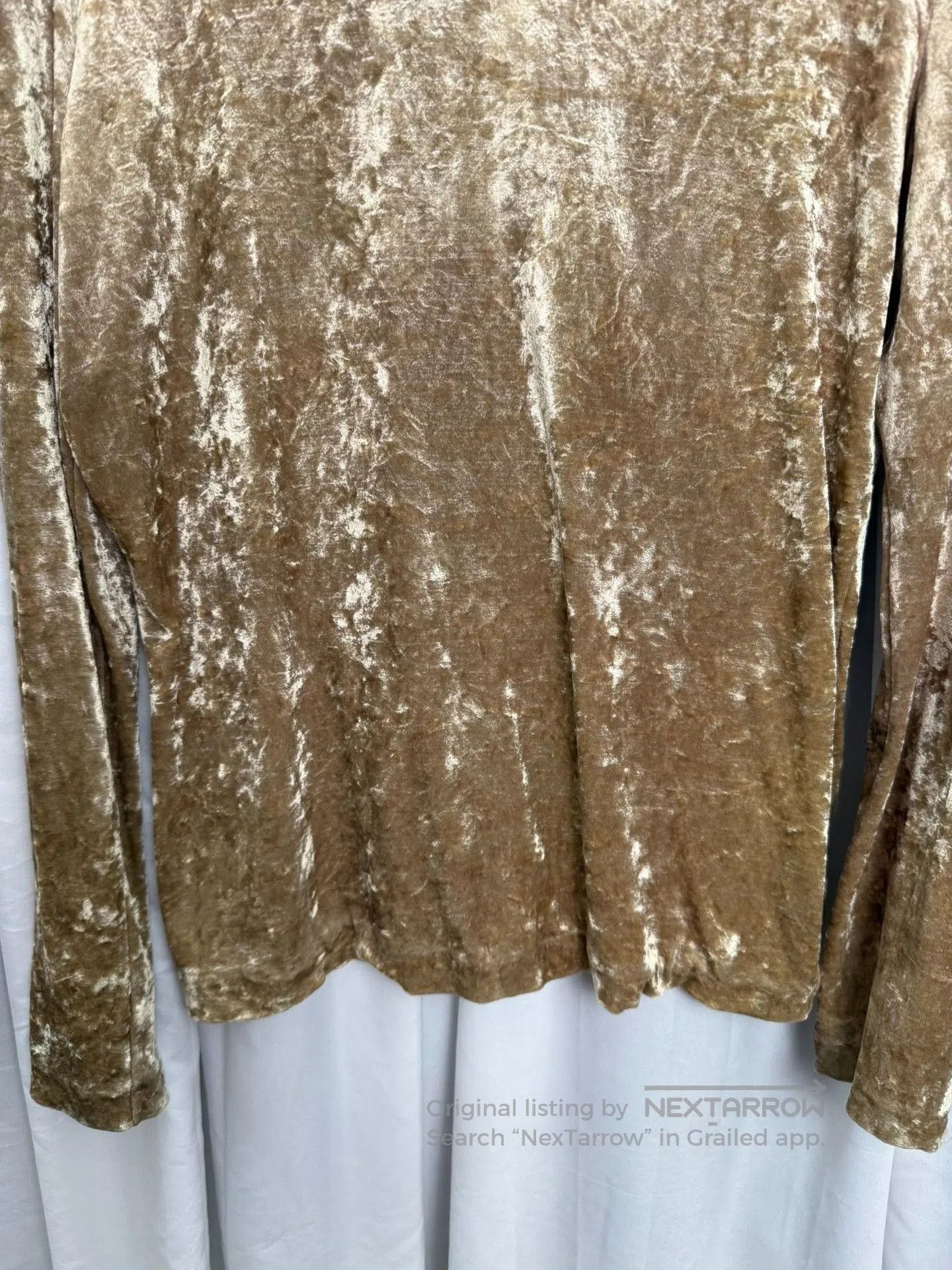 Issey Miyake Issey Miyake Champagne Velvet Burnout Base Layer. Size US M / EU 48-50 / 2 - 5 Thumbnail