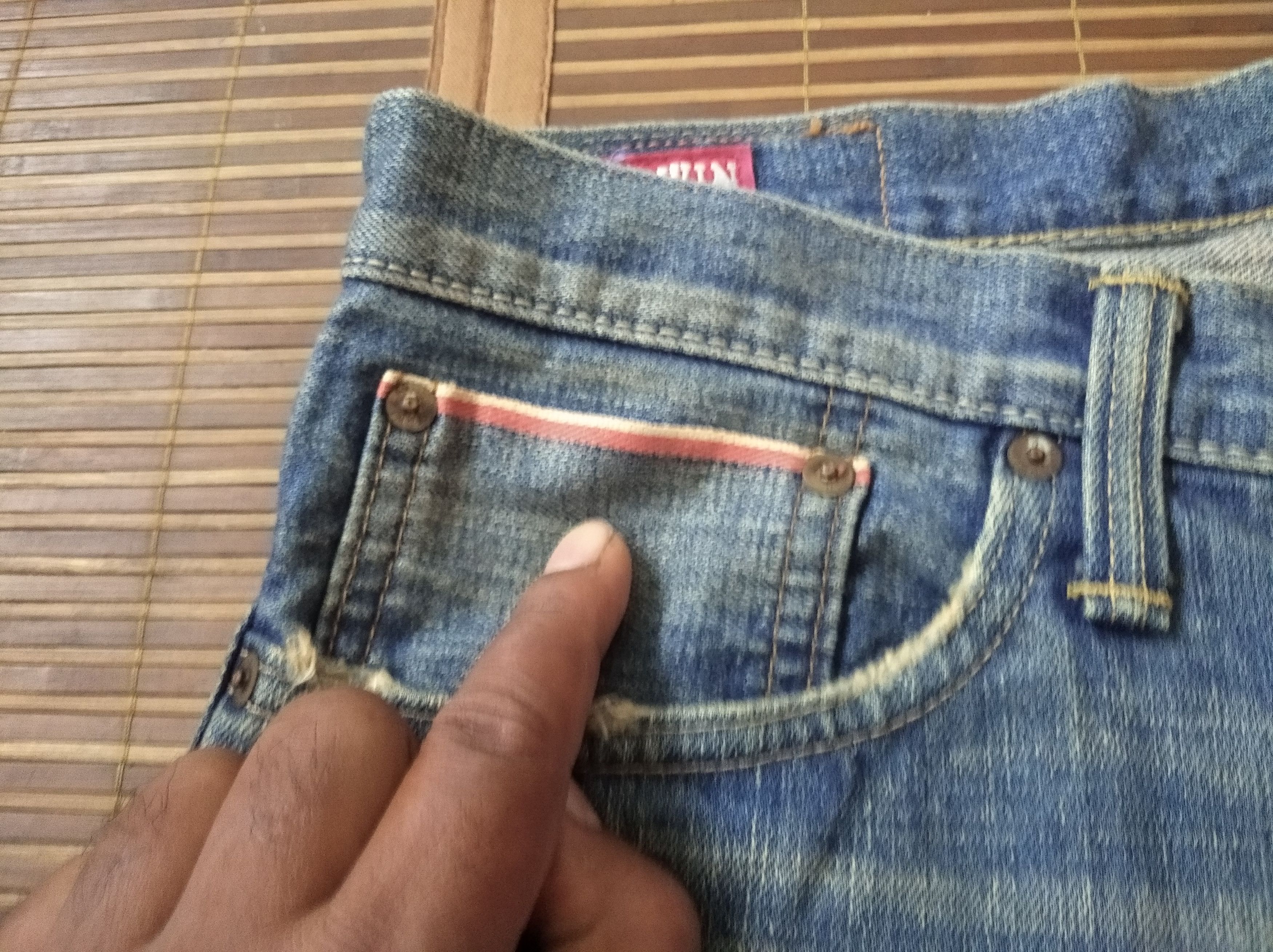 Edwin × Japanese Brand Vintage 90s Edwin 505zx Selvedge Distressed Denim Jeans Size US 34 / EU 50 - 5 Thumbnail