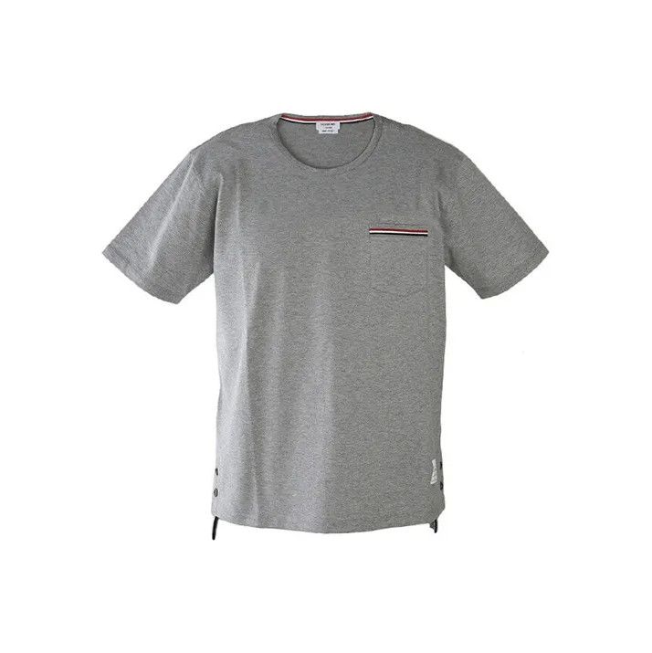 Thom Browne Thom Browne Gray Short Sleeve T-Shirt Size US M / EU 48-50 / 2 - 1 Thumbnail