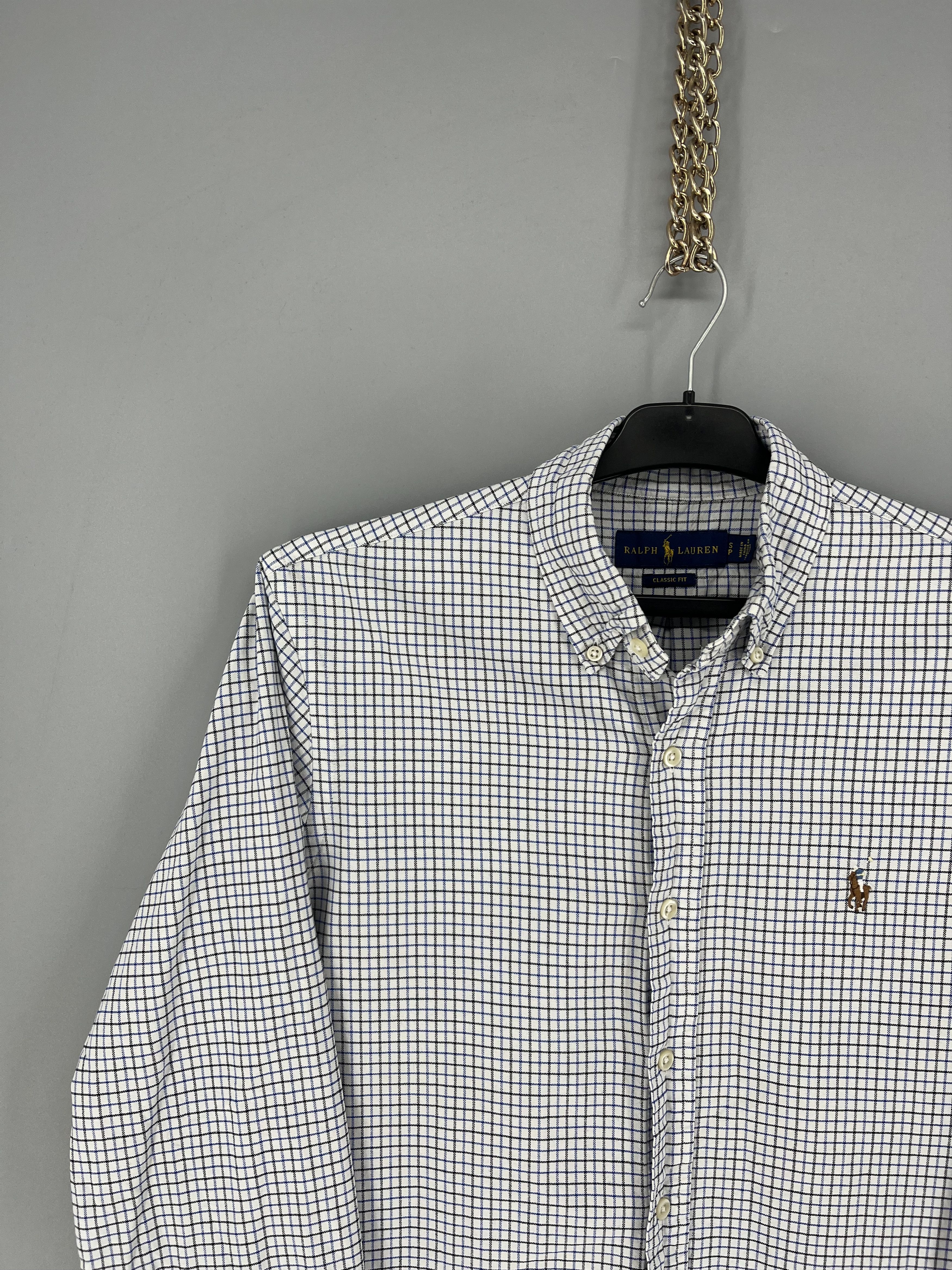 Polo Ralph Lauren Ralph Lauren Shirt Mens Medium Blue Check Classic Fit Button Size US S / EU 44-46 / 1 - 5 Thumbnail