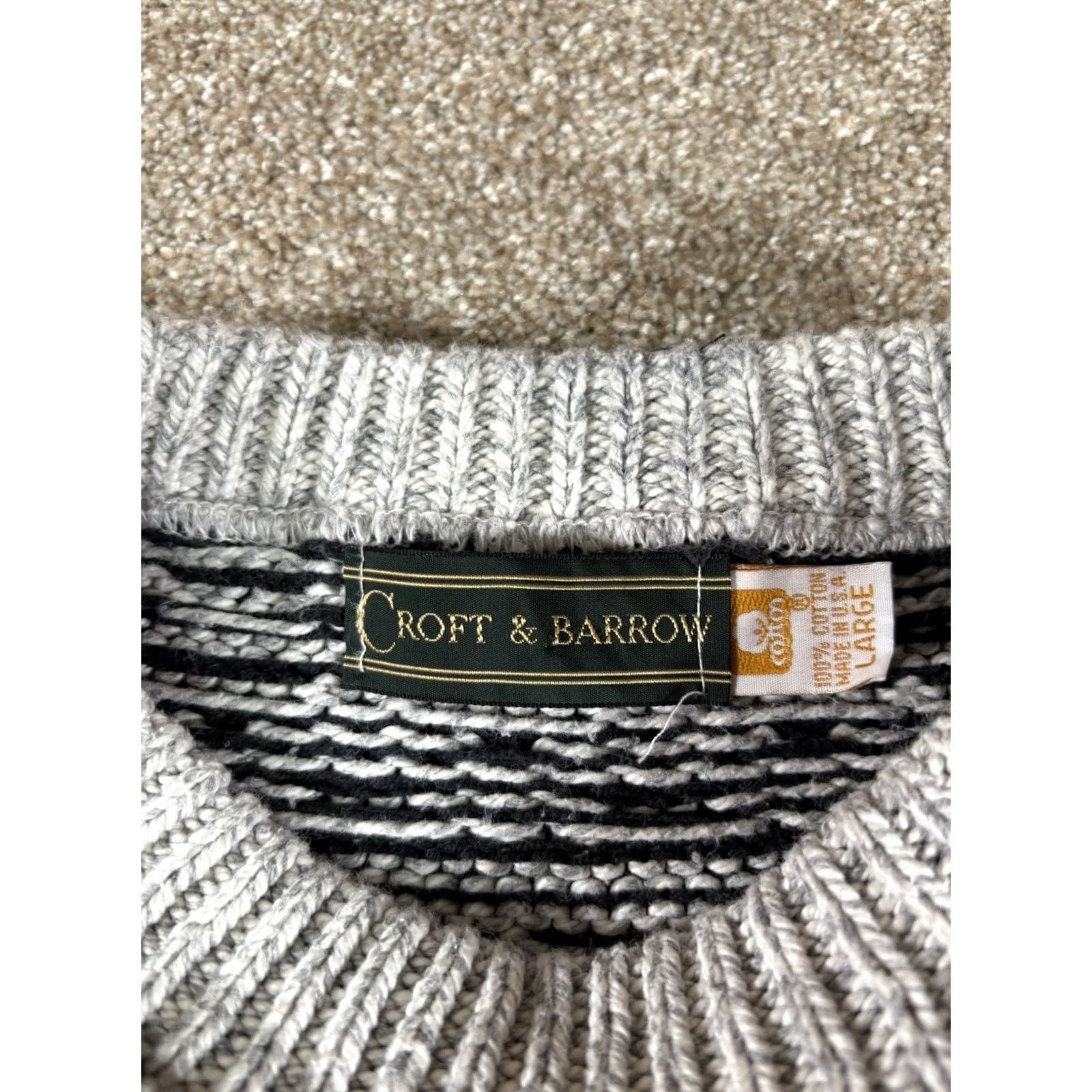Croft & Barrow VINTAGE Croft & Barrow Sweater Nordic Fair Isle L USA 90s Mens Size US L / EU 52-54 / 3 - 3 Thumbnail