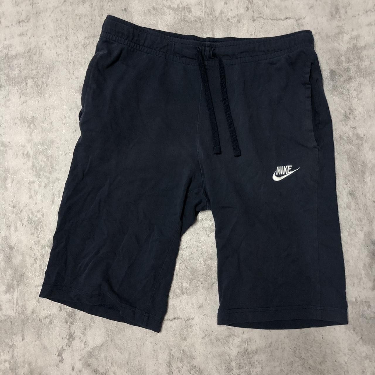 Nike Nike black shorts with white logo Size US 30 / EU 46 - 1 Thumbnail