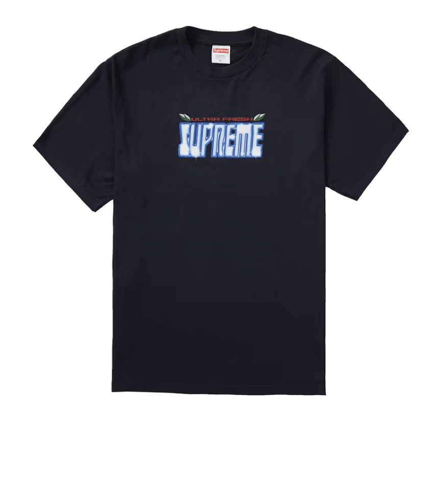 Supreme NWT Supreme Ultra Fresh Tee - Navy - XL Size US XL / EU 56 / 4 - 1 Thumbnail