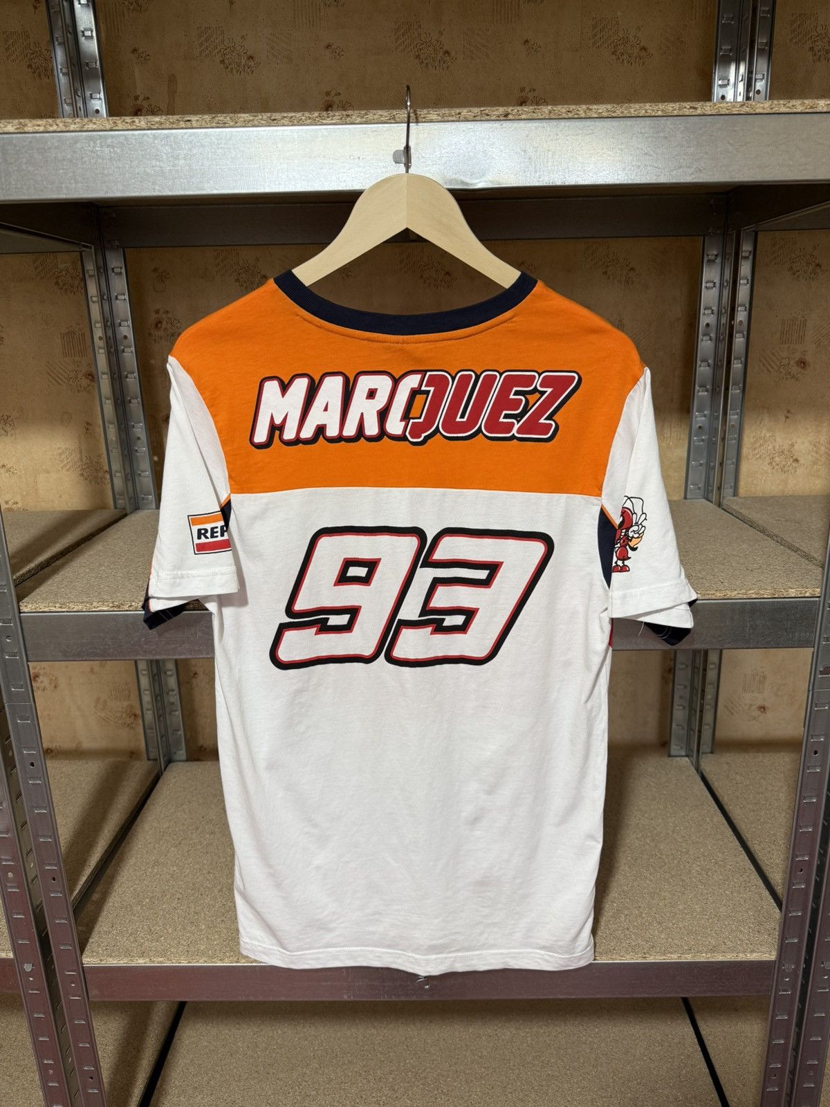 Honda × NASCAR Rare Racing Persol Marquez NASCAR F1 Formula UNO T-Shirt Size US M / EU 48-50 / 2 - 2 Thumbnail