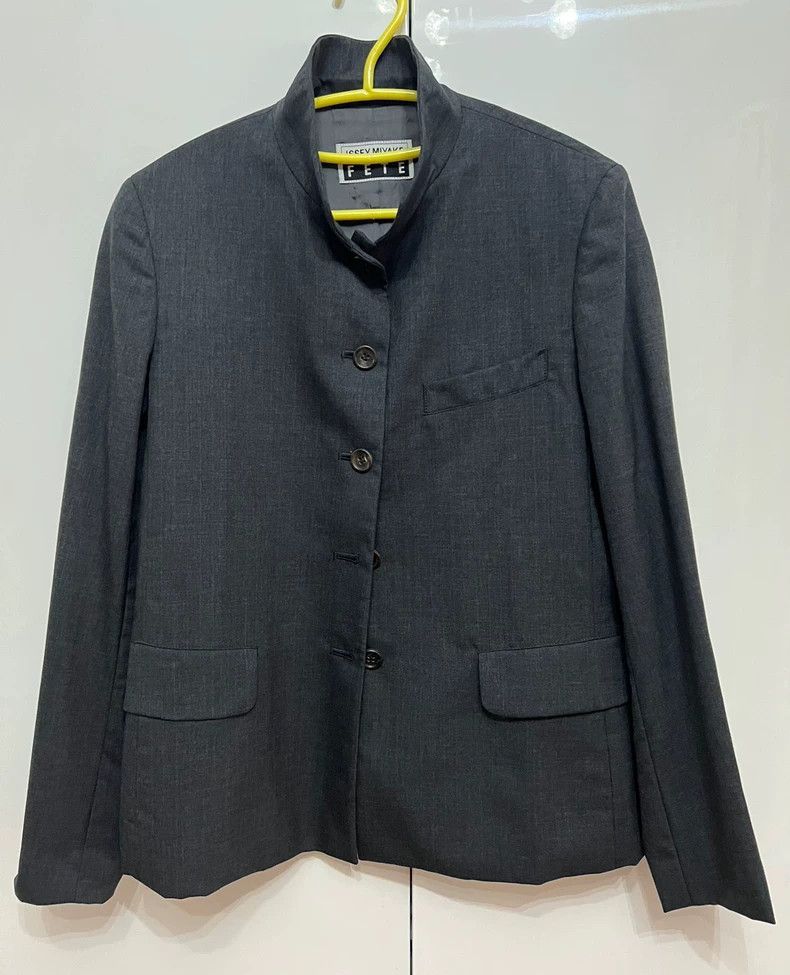 Issey Miyake Issey Miyake Stand-up collar coat Size US M / EU 48-50 / 2 - 1 Thumbnail
