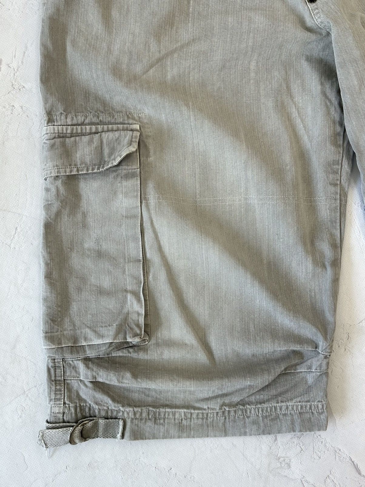 If Six Was Nine × Japanese Brand × Vintage Vintage Grey Denim Baggy Shorts Size US 36 / EU 52 - 3 Thumbnail
