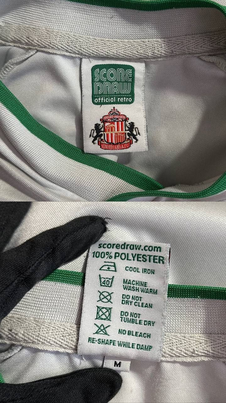 Other Sunderland 1991 - 1994 Away football shirt jersey Score draw Size US M / EU 48-50 / 2 - 9 Thumbnail
