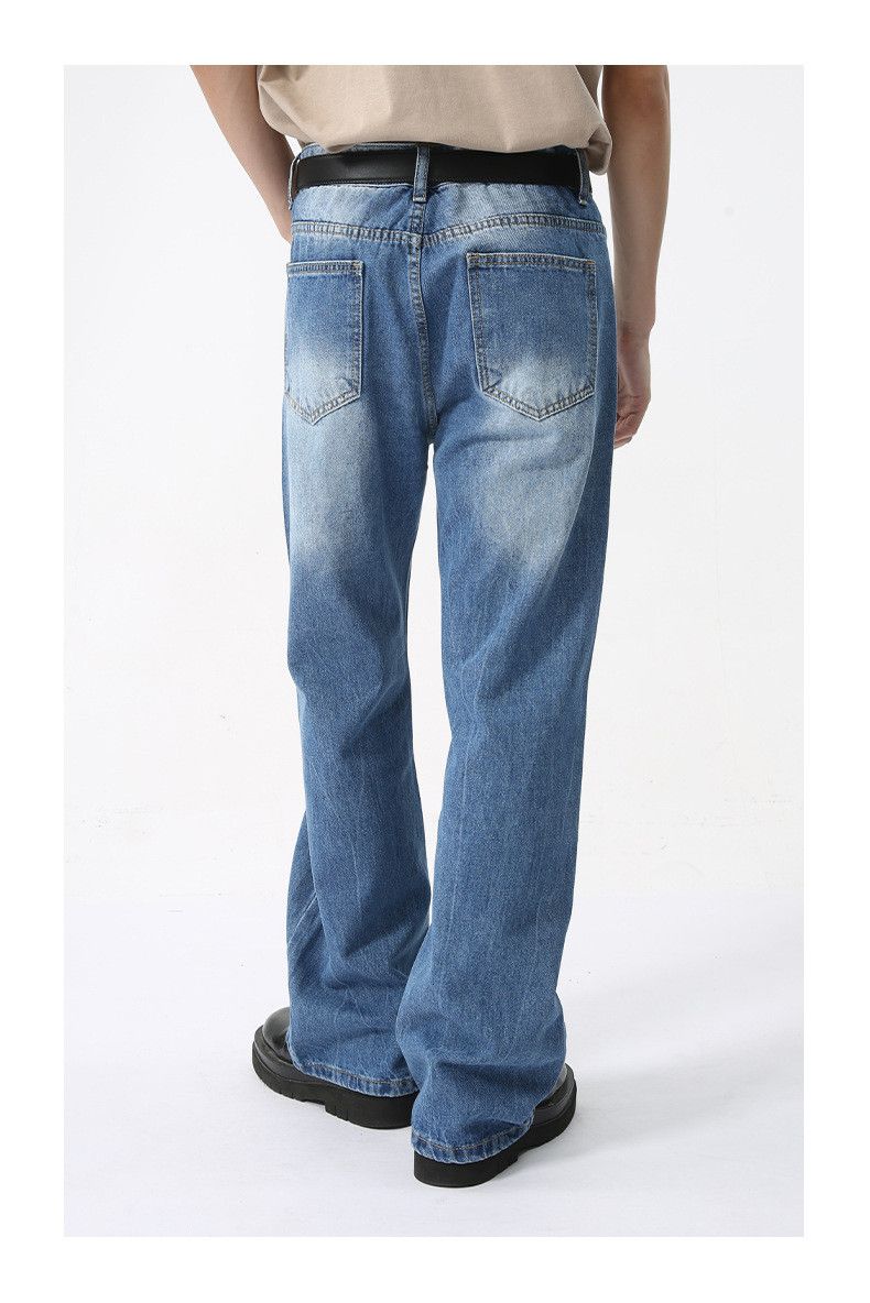 Japanese Brand × Jean American high street lightning flared washed jeans y2k Size US 32 / EU 48 - 6 Thumbnail