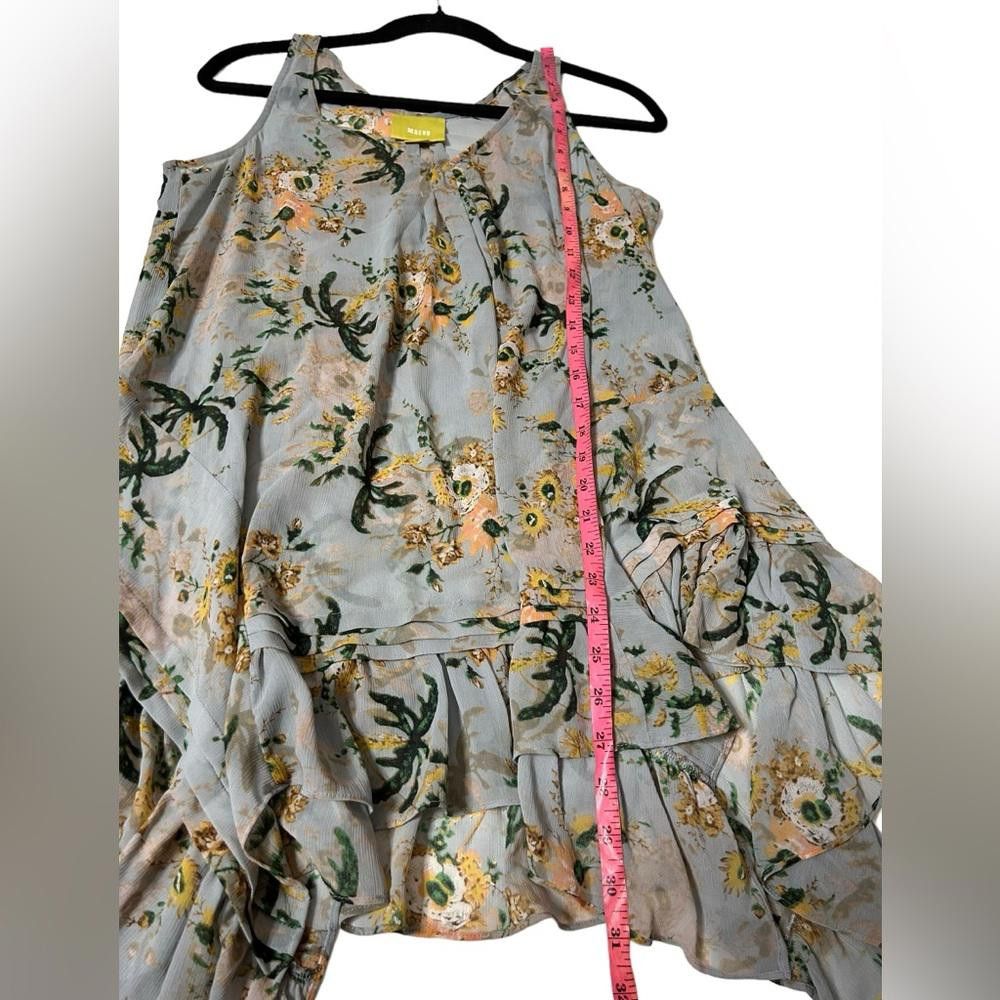 Designer Anthropologie l Maeve Floral Sheer Tunic Small Size S / US 4 / IT 40 - 5 Thumbnail