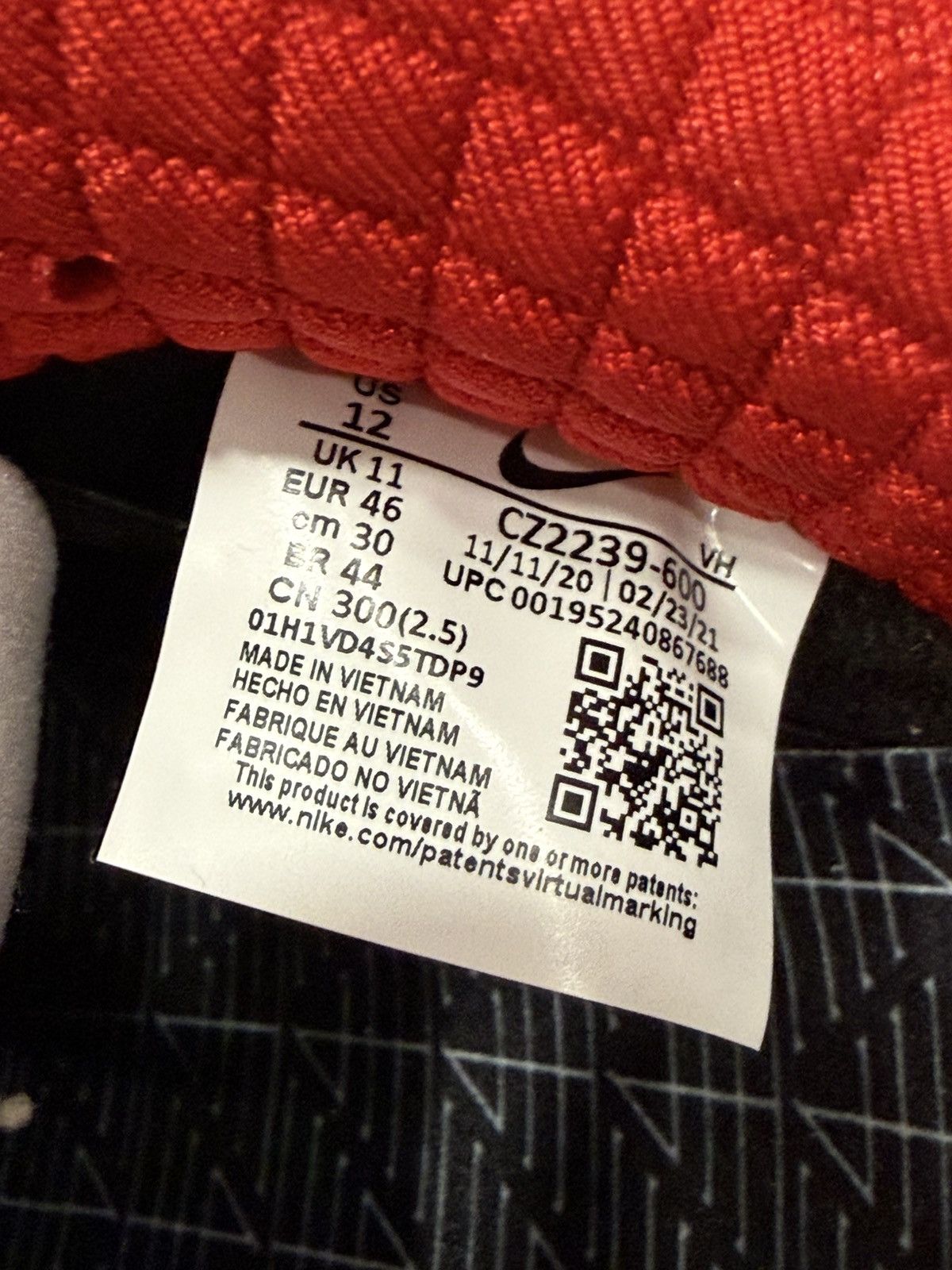 Nike Nike SB Dunk Low Pro QS What The Paul Red Black Noir Sz 12 Size US 12 / EU 45 - 15 Thumbnail