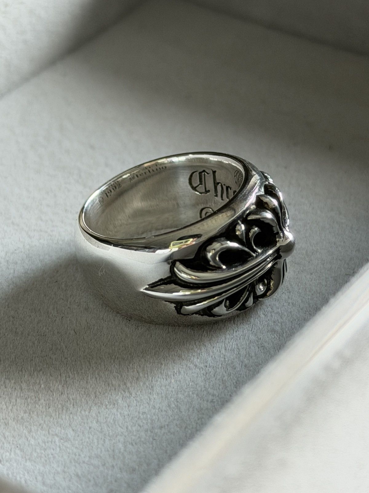 Chrome Hearts Chrome Hearts Floral Cross Ring Size ONE SIZE - 3 Thumbnail