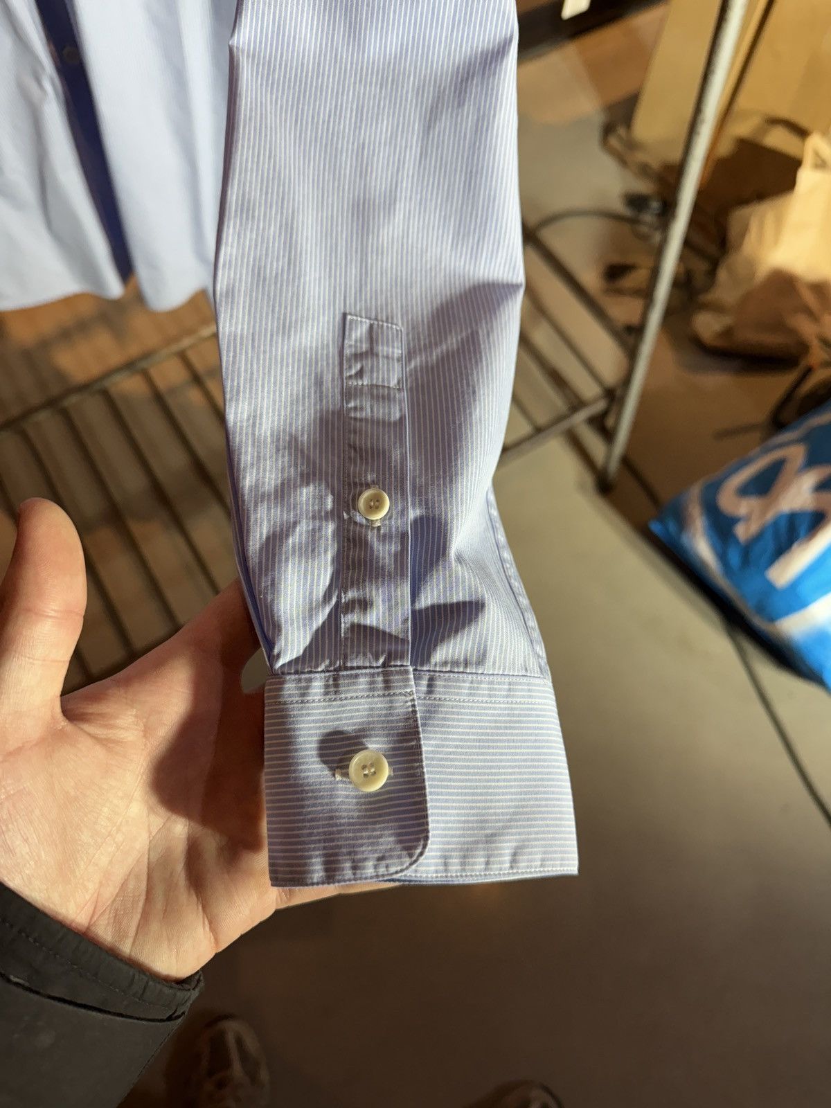 Sandro Striped Shirt Sandro Size US M / EU 48-50 / 2 - 2 Thumbnail