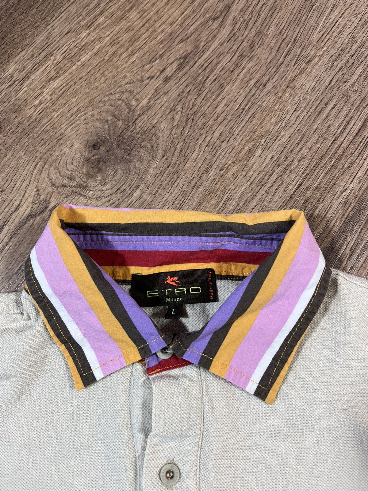 Etro Etro Milano Polo Shirt Size US L / EU 52-54 / 3 - 5 Thumbnail