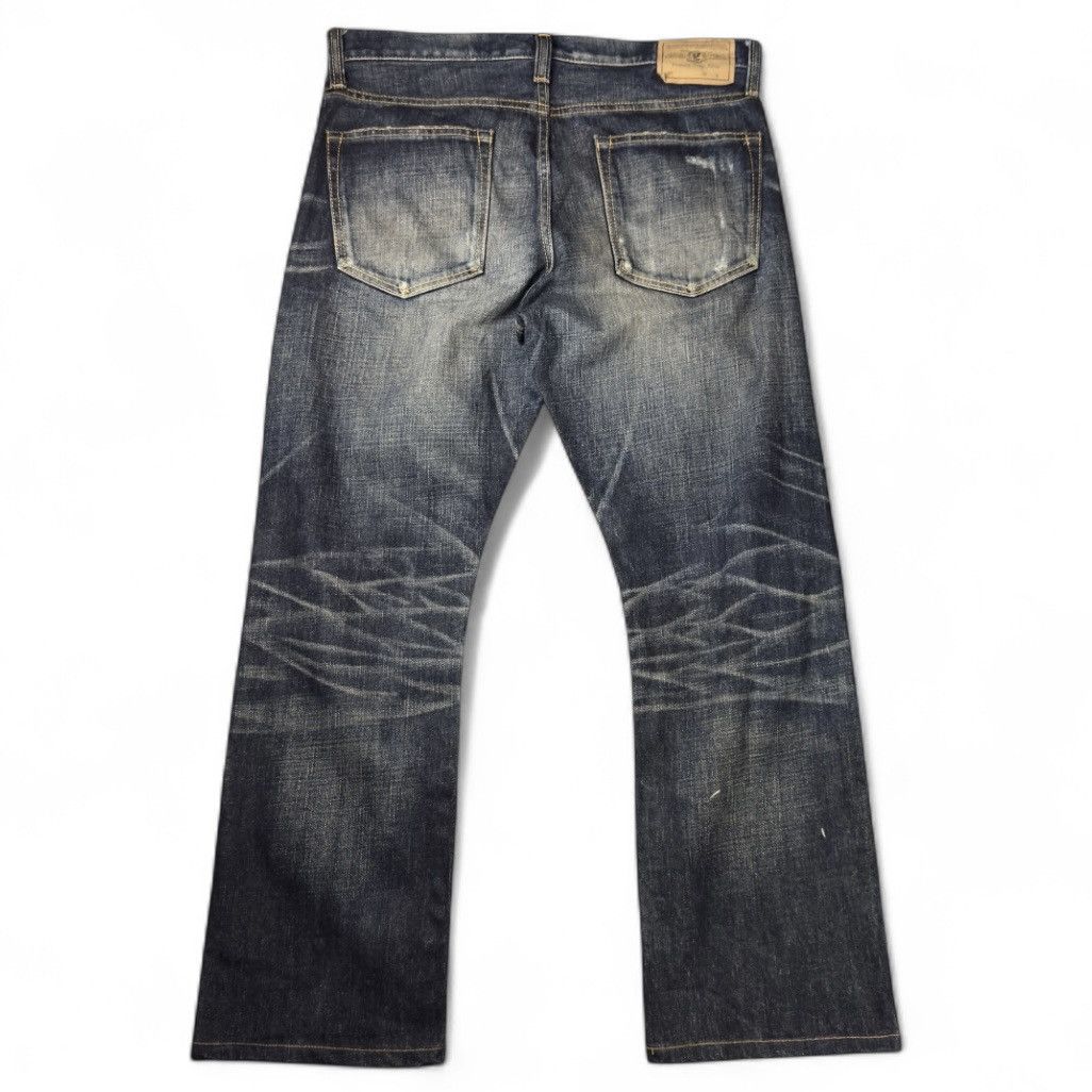 Japanese Brand 🔥🇯🇵 Back Number Limited Edition Denim Size US 33 - 3 Thumbnail