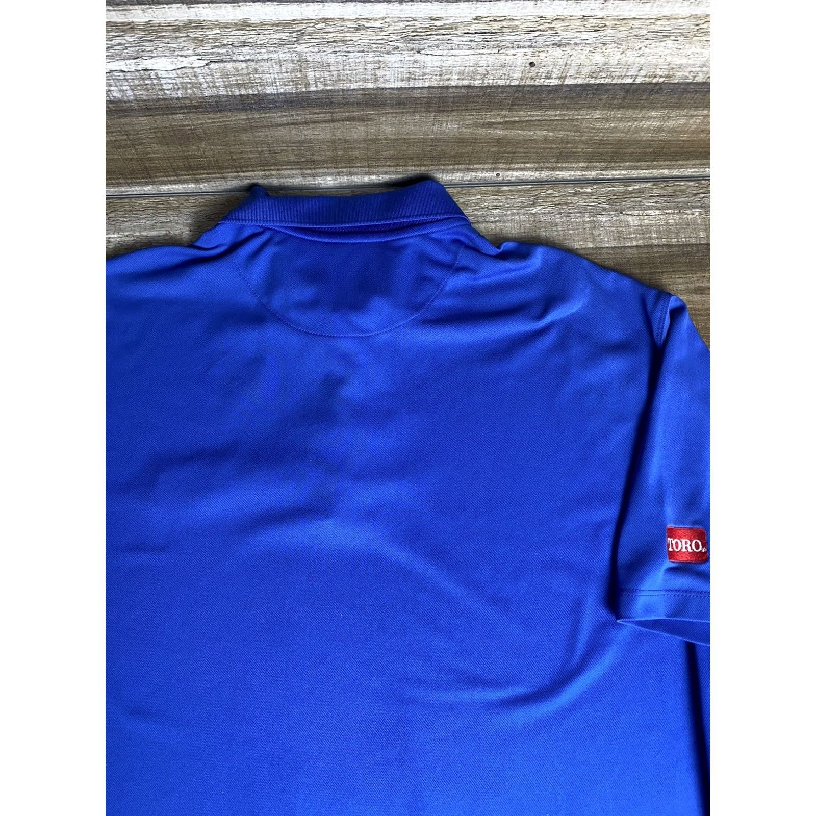 Nike Mens Nike Golf Polo Shirt Short Sleeve XL Blue Dri-Fit Golf Polo Shirt Nike Brand Logo Size US XL / EU 56 / 4 - 5 Thumbnail