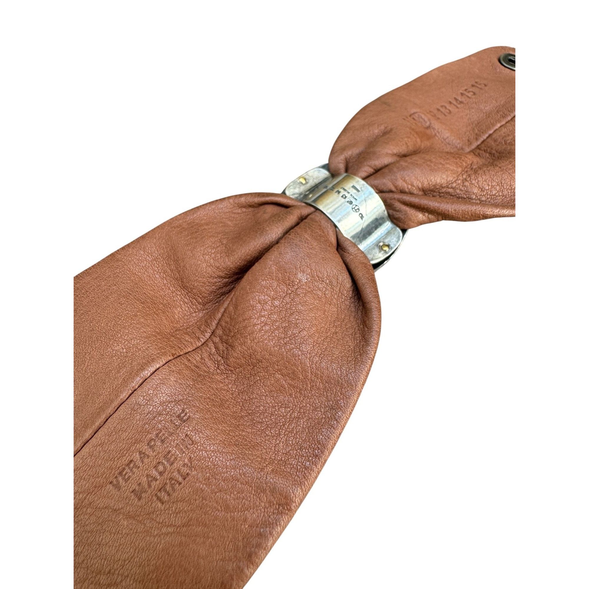 Maison Margiela Maison Margiela 2008 Brown Leather Anniversary Bracelet Size ONE SIZE - 6 Thumbnail