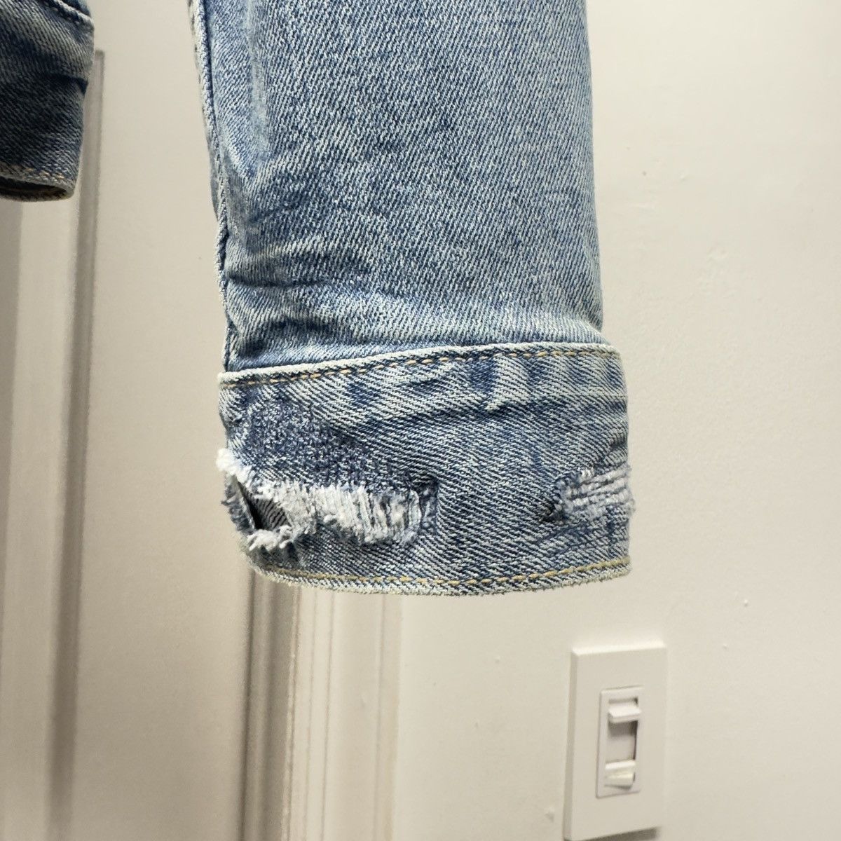 Old Navy Stylish light blue faded denim jacket Size US S / EU 44-46 / 1 - 11 Thumbnail