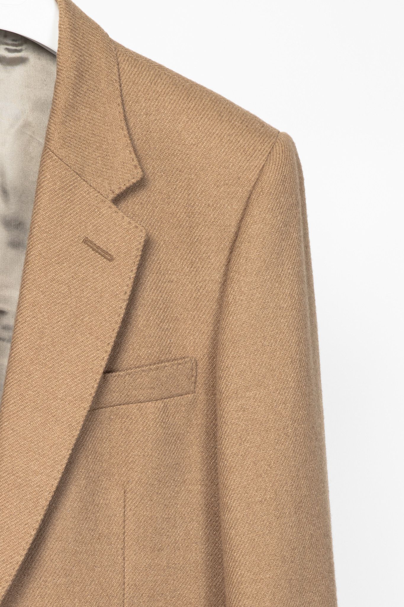 Maison Margiela Maison Margiela Tan Camel-Flannel Bespoke Blazer Size 40R - 4 Thumbnail