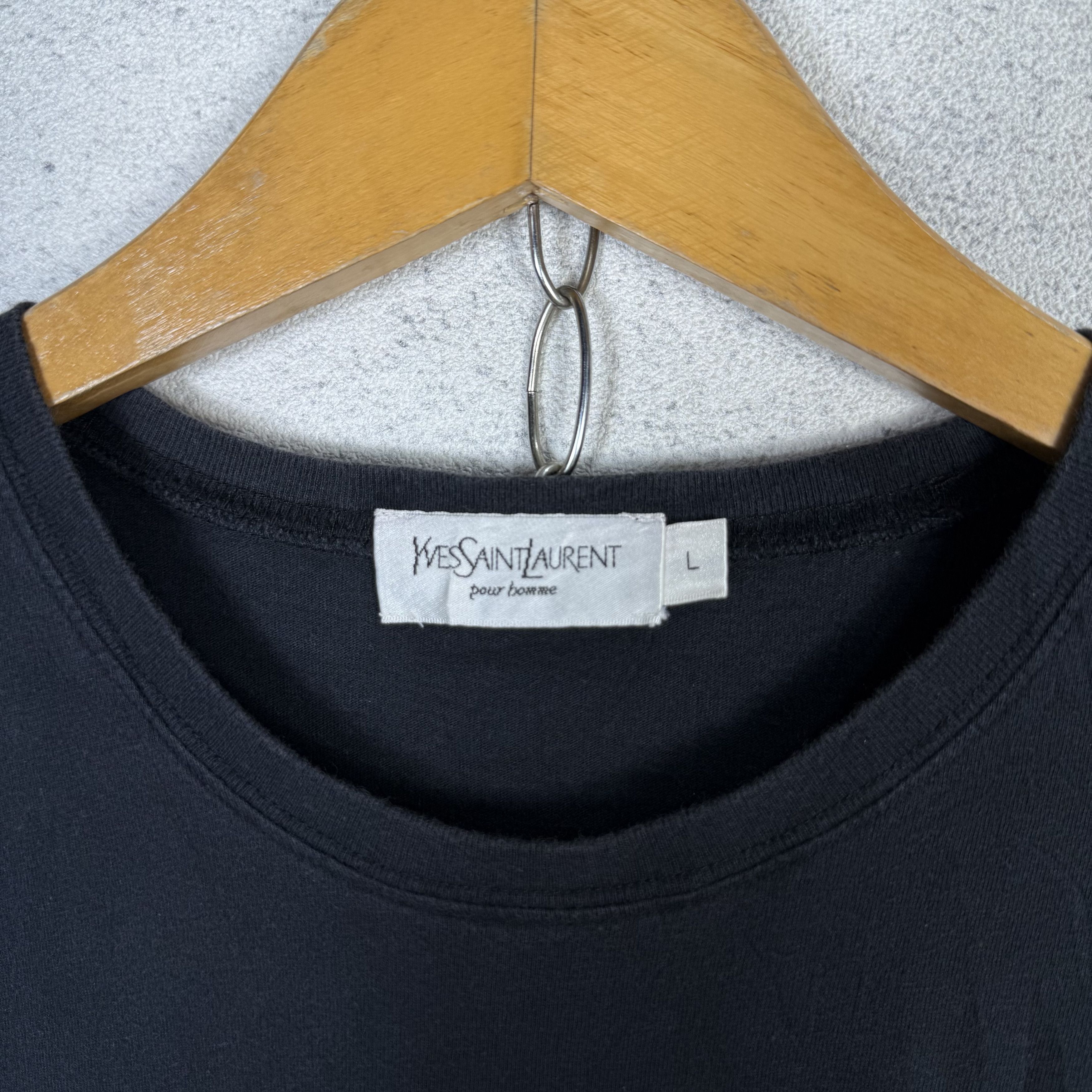 Yves Saint Laurent Vintage Yves Saint Laurent YSL Tshirt Size US L / EU 52-54 / 3 - 3 Thumbnail
