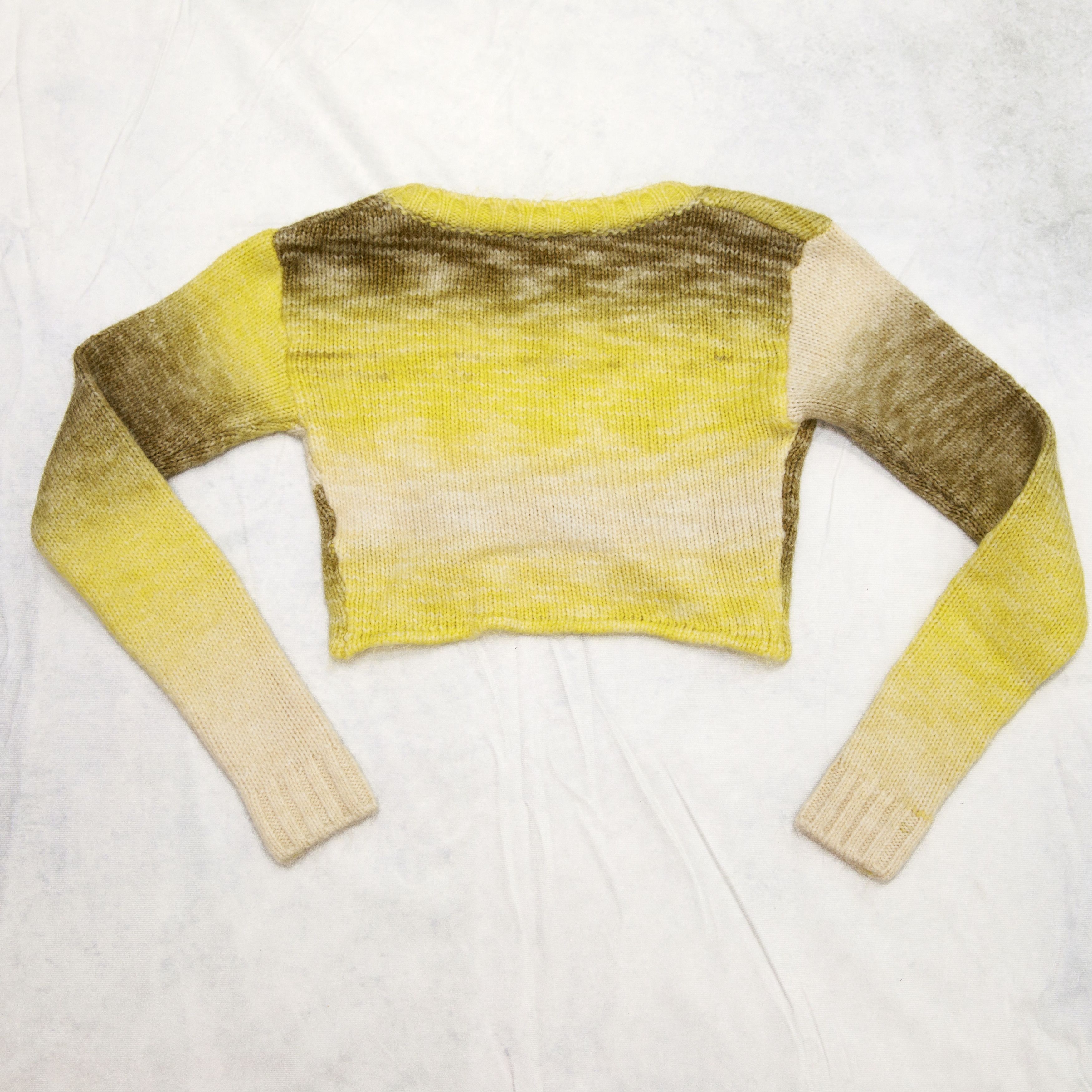 For Love & Lemons For Love and Lemons Celeste Sweater Yellow Wool Twist XS Size XS / US 0-2 / IT 36-38 - 12 Thumbnail