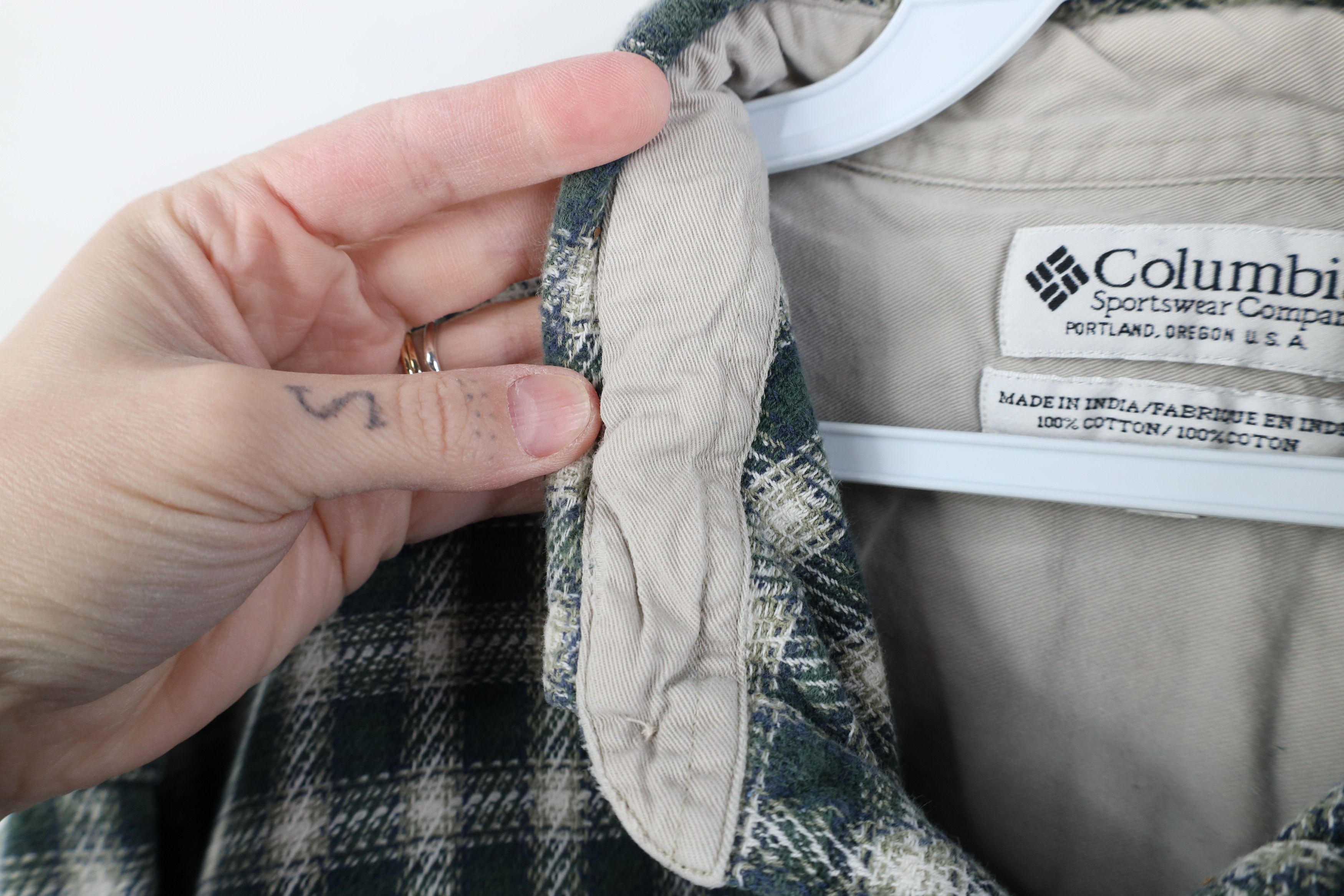 Columbia Vintage 90s Columbia Collared Button Down Shirt Plaid Size US XXL / EU 58 / 5 - 7 Thumbnail