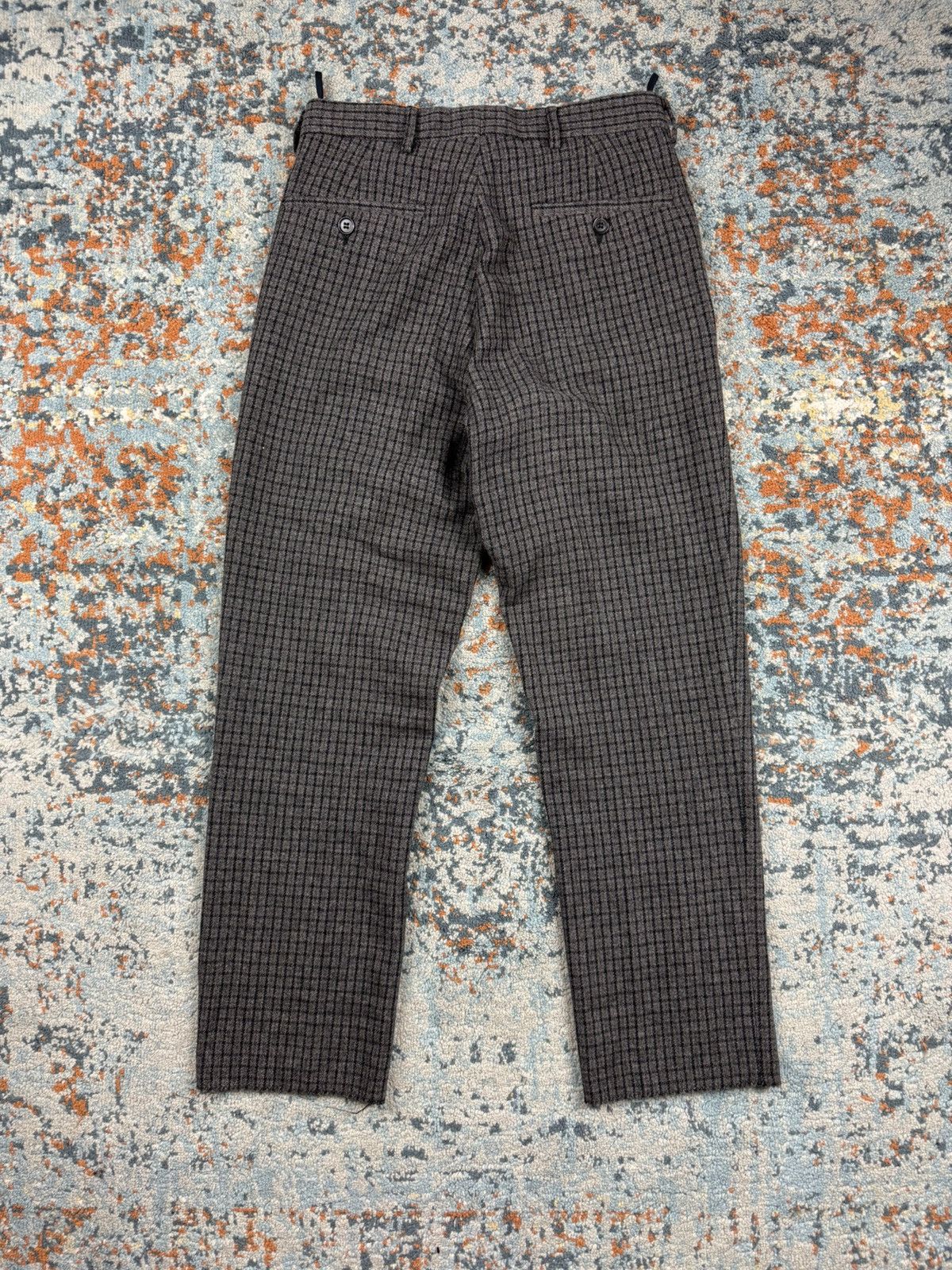 Designer × Miu Miu × Vintage Vintage y2k Miu Miu tweed checked wool cashmere pants Size 25" / US 0 / IT 36 - 2 Thumbnail