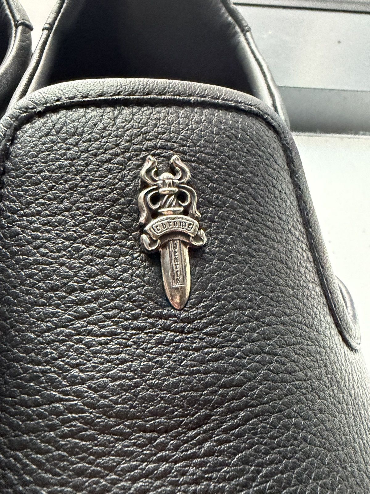 Chrome Hearts Chrome Hearts Leather Slip On Size US 8 / EU 41 - 10 Thumbnail