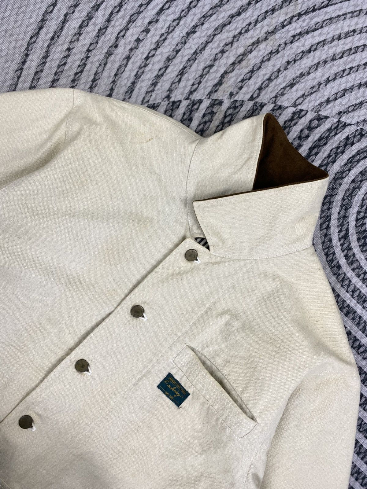 Vintage 🔥Vintae 80s COCKNEY Union Made Workwear Chore Jacket Size US M / EU 48-50 / 2 - 7 Thumbnail