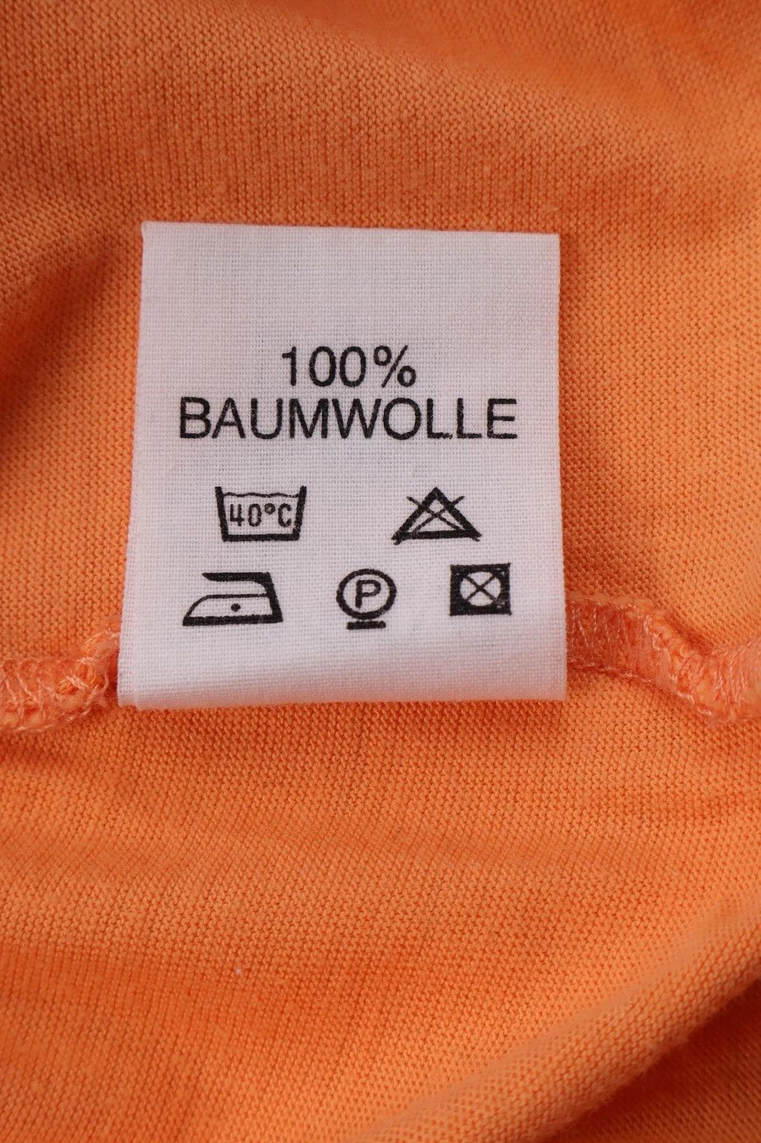 MCM Women's MCM Embroidered Logo Long Sleeve T-Shirt Orange Size M / US 6-8 / IT 42-44 - 5 Thumbnail