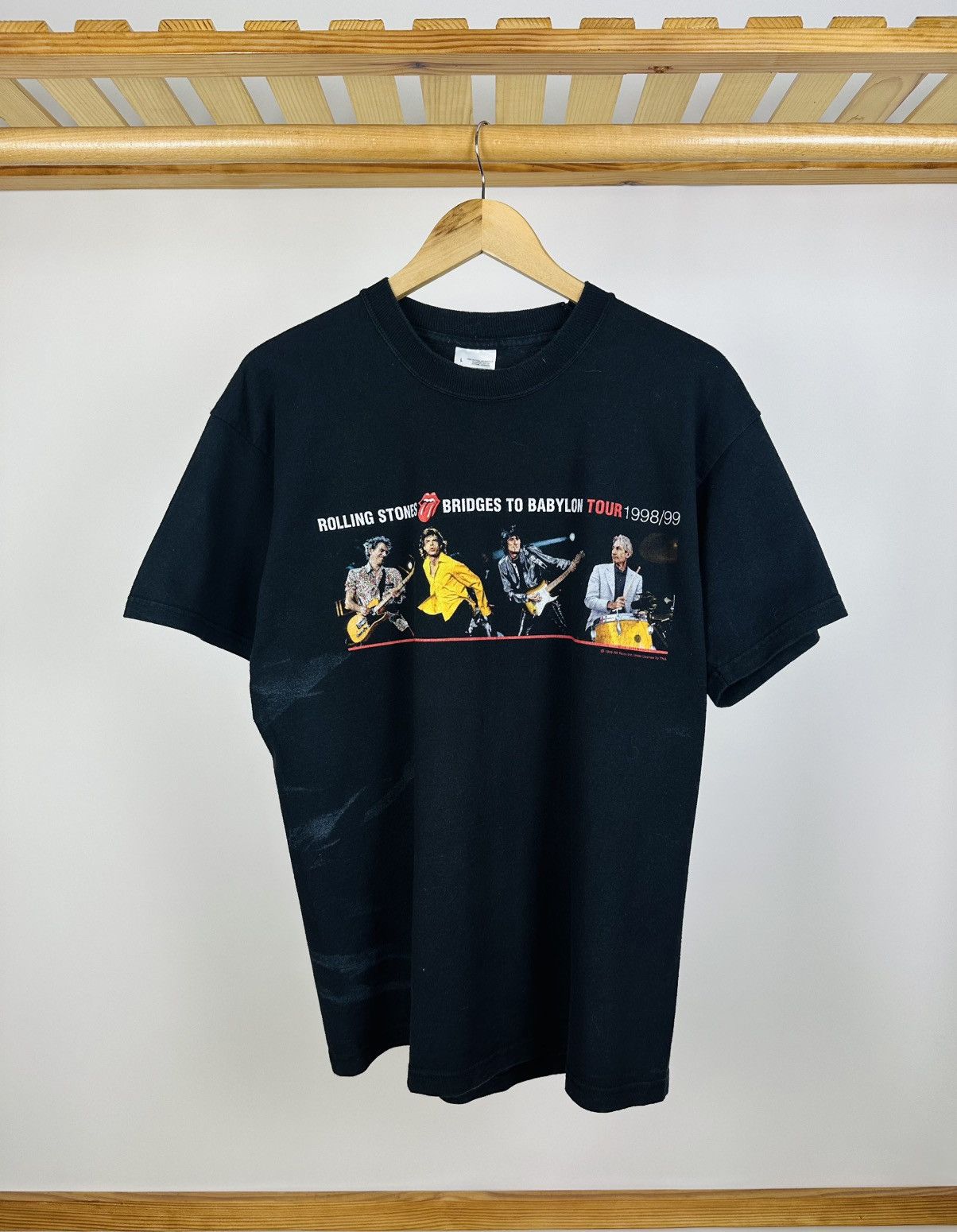 Vintage 1999 Men's Rolling Stones No Security Tour Band Tee