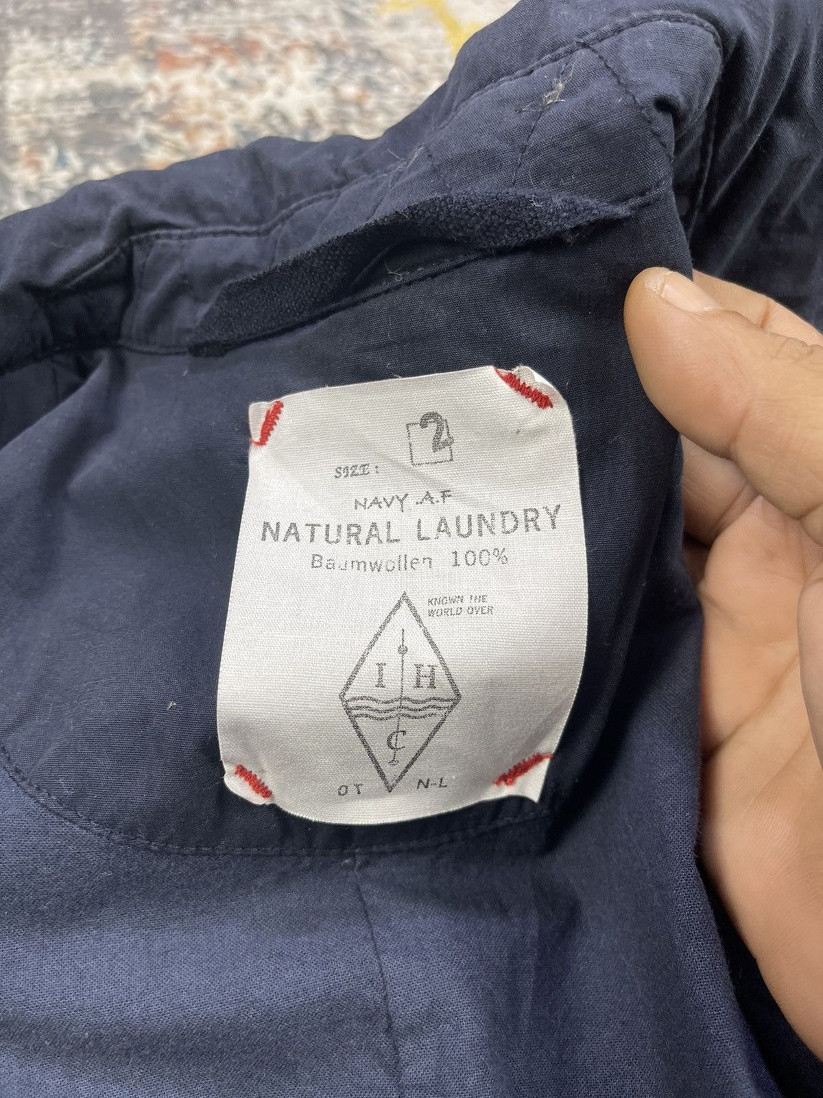 Japanese Brand Natural Laundry Navy Parka Coach Jacket Size US M / EU 48-50 / 2 - 11 Thumbnail