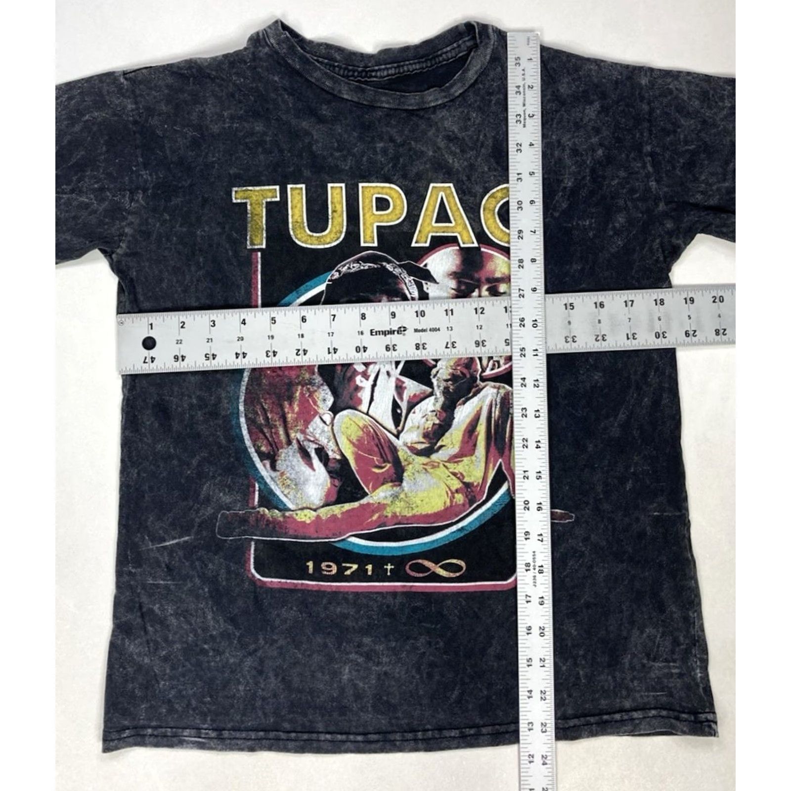 Vintage VINTAGE 2pac Tupac Shakur Retro Graphic T-shirt Women Small Black Acid Wash Hip Hop Music Shirt Womens S Black Retro 90s Size S / US 4 / IT 40 - 5 Thumbnail