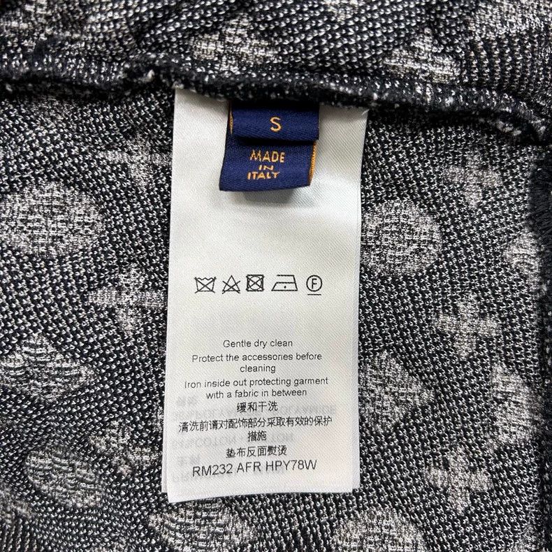 Louis Vuitton 23 FW Face Embossed Full Print Baseball Jack