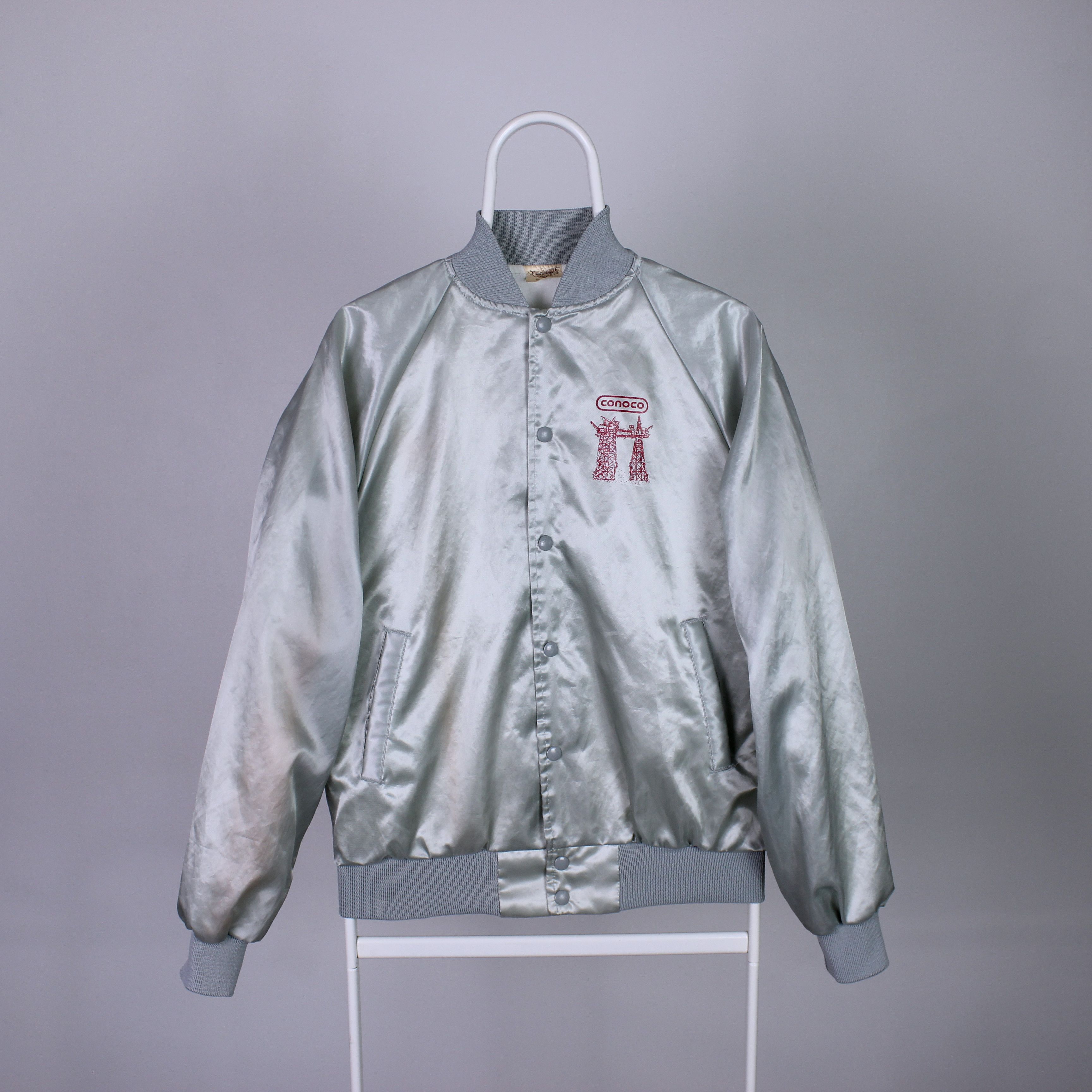 Vintage Conoco light jacket made in USA jacket rarity 80 90s Size US M / EU 48-50 / 2 - 12 Thumbnail