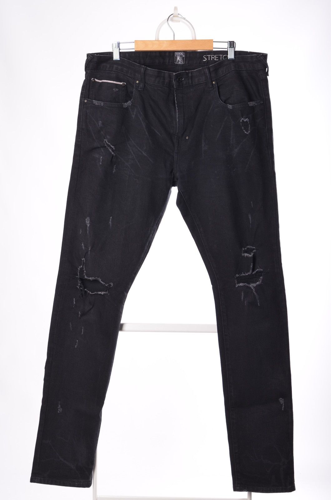 Prps PRPS Japanese Selvedge Denim Jeans distressed w38 Size US 38 / EU 54 - 3 Thumbnail