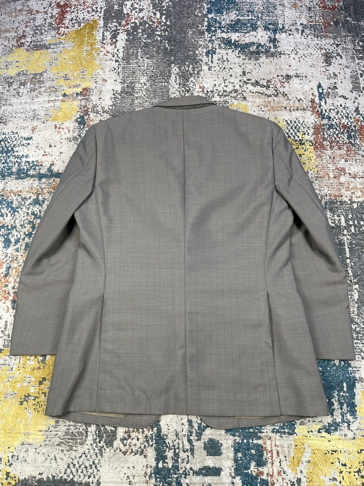 Balenciaga Balenciaga Paris Checked Gray Single Breasted Suit Blazer Size US S / EU 44-46 / 1 - 5 Thumbnail