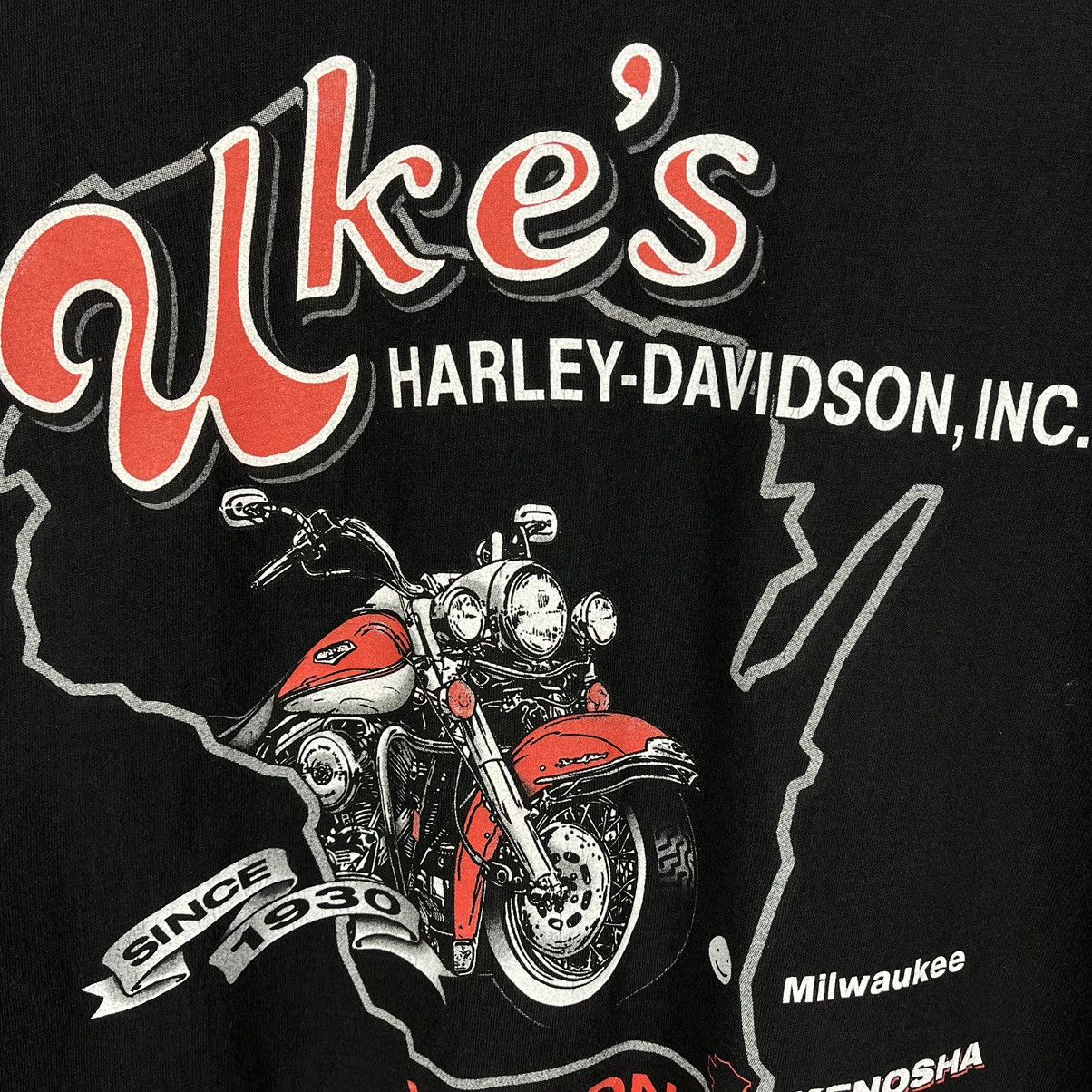 Harley Davidson Vintage Harley Davidson Wisconsin Eagle tee 2001 Size US XL / EU 56 / 4 - 11 Thumbnail
