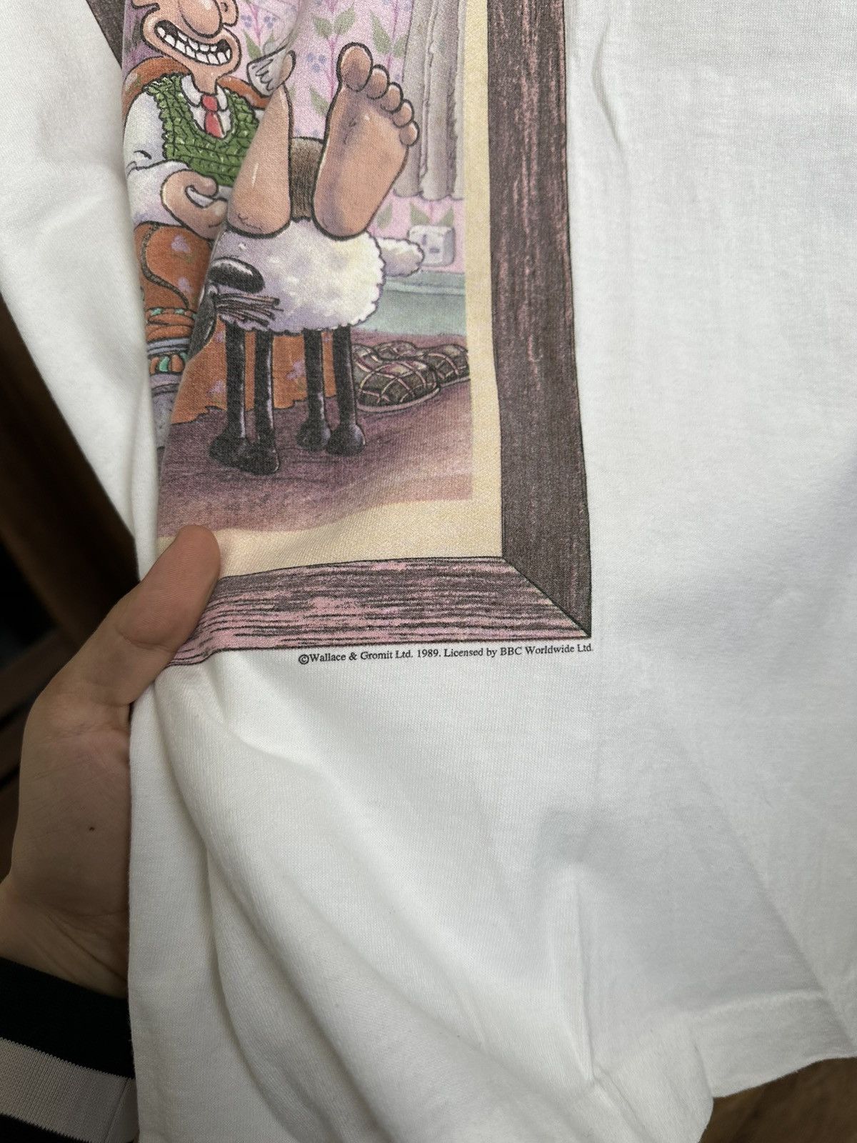Vintage 1989 Wallace & Gromit Vintage Movie T-Shirt Tee Size US XL / EU 56 / 4 - 7 Thumbnail