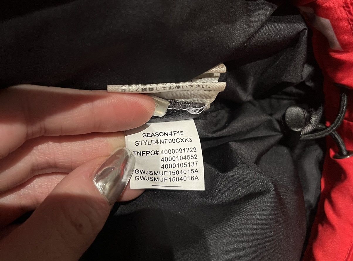 Supreme × The North Face Supreme x TNF BAMN Red Nuptse Jacket Size US L / EU 52-54 / 3 - 7 Thumbnail