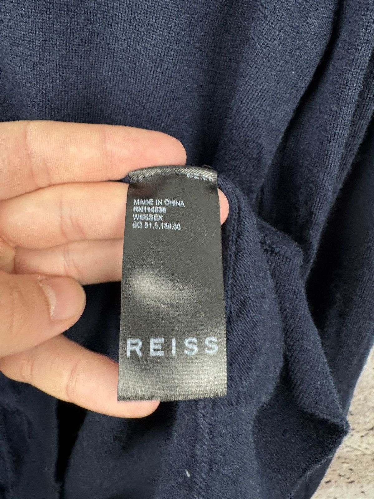 Reiss Mens Reiss Pullover Wool Sweater Sweatshirt Size Large Size US L / EU 52-54 / 3 - 5 Thumbnail