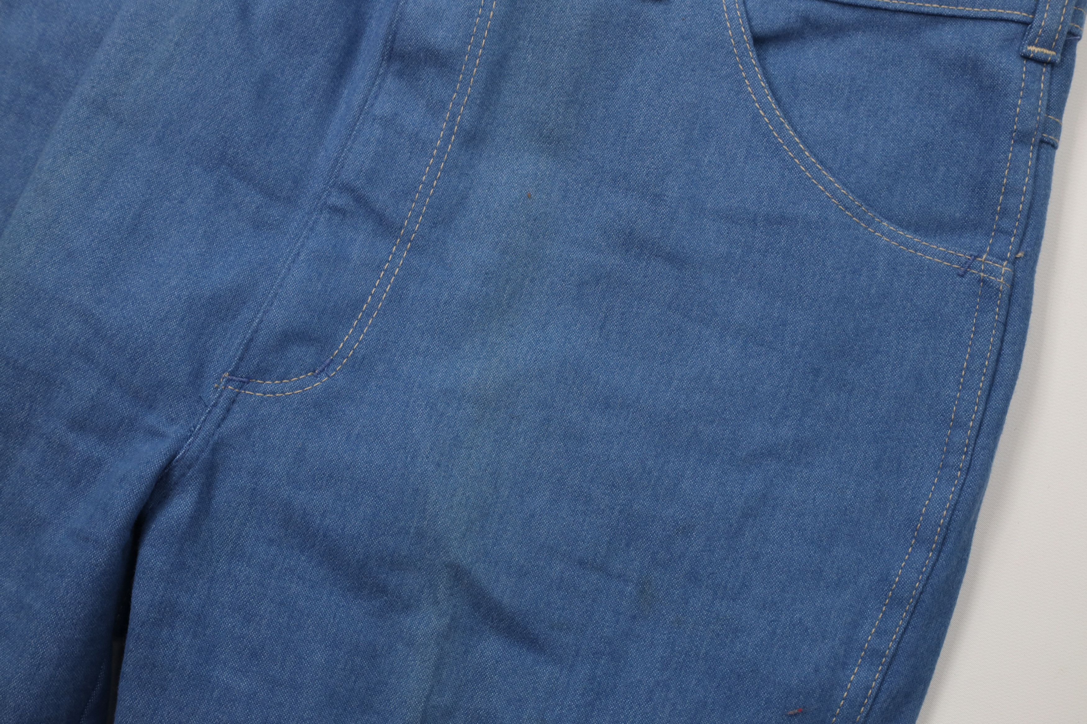 Vintage Vintage 70s Streetwear Wide Leg Bell Bottoms Denim Jeans USA Size US 38 / EU 54 - 7 Thumbnail