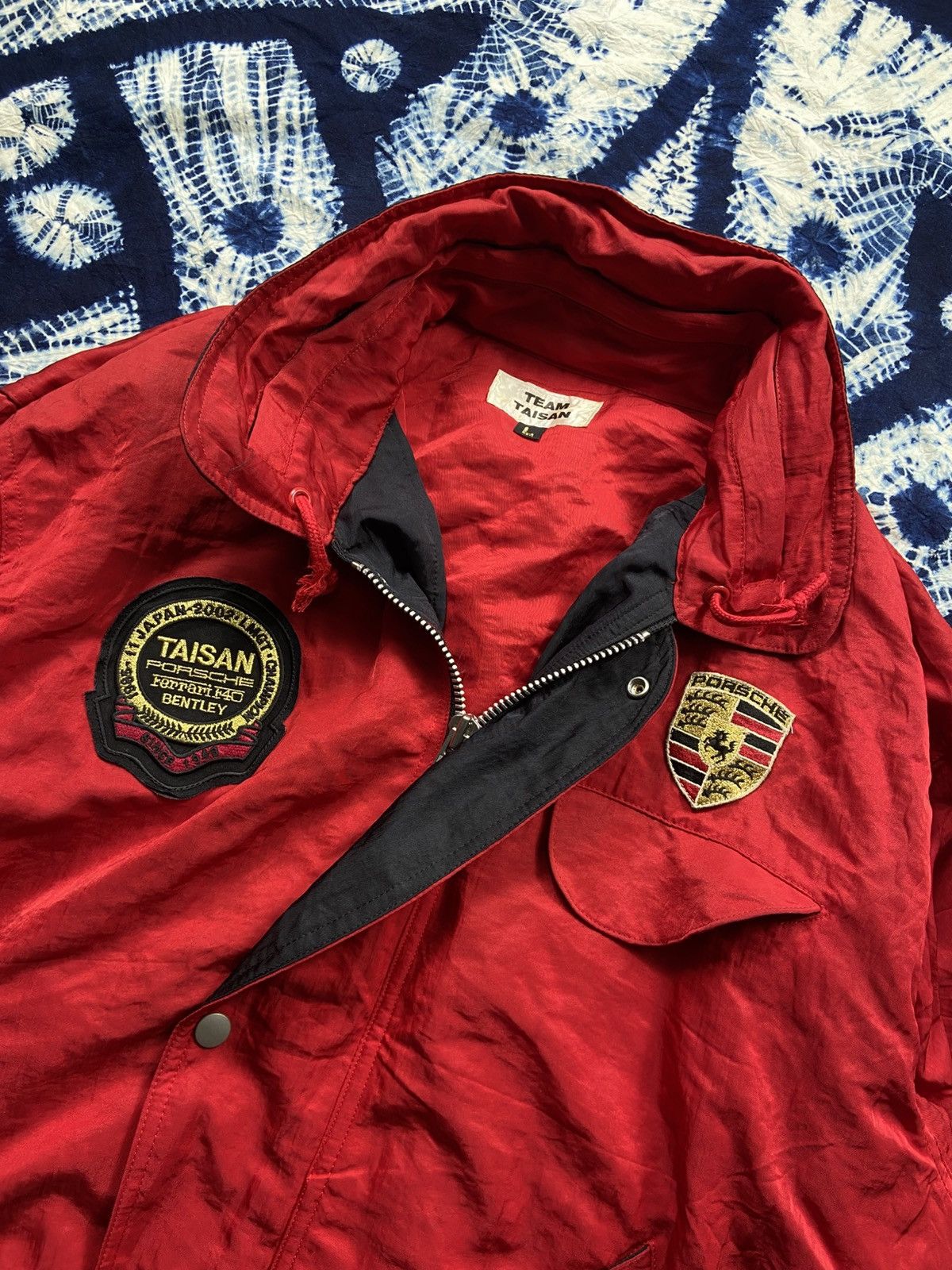 Ralph Lauren Vintage Porsche Racing Team Bomber Jacket Size US L / EU 52-54 / 3 - 3 Thumbnail